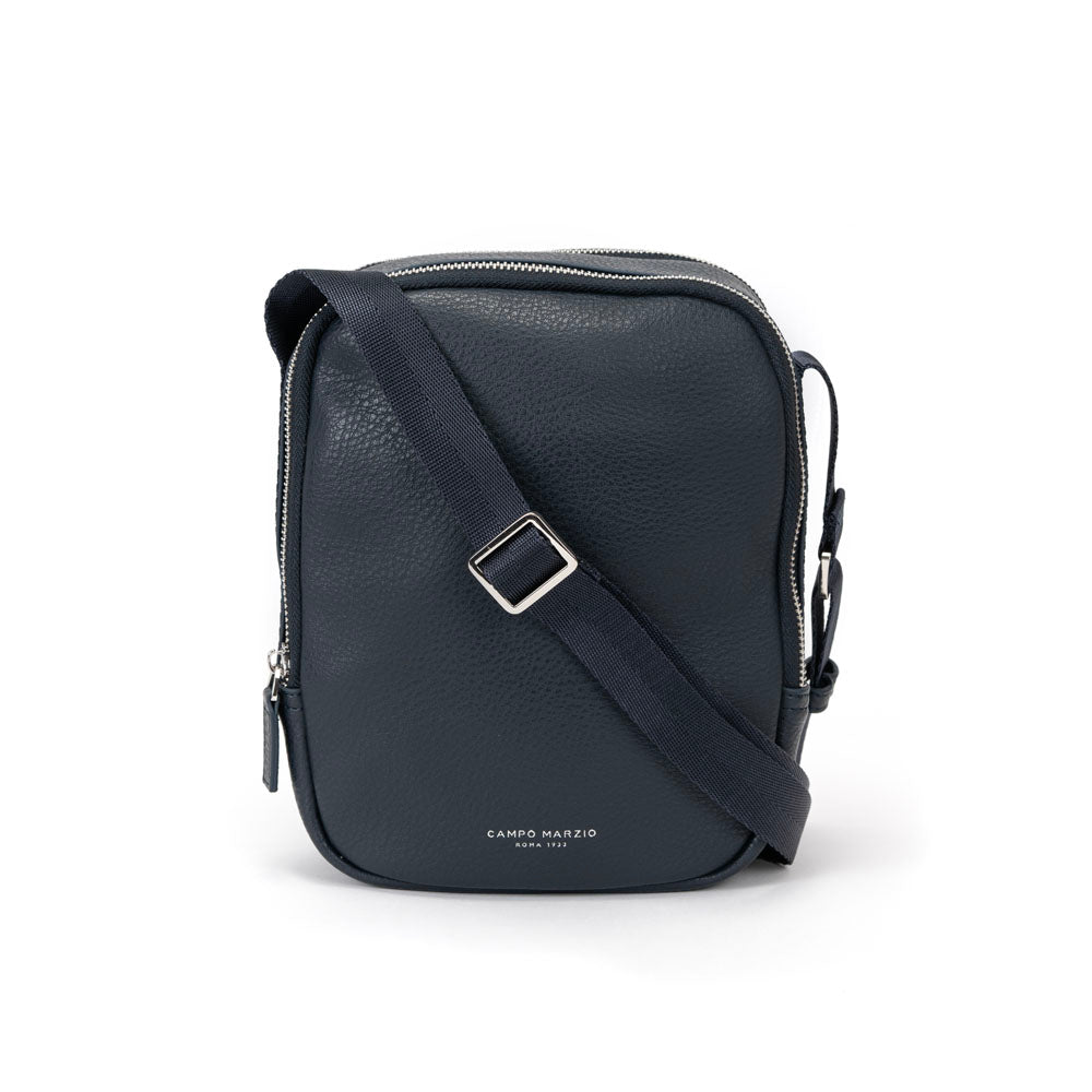 Campo Marzio Roma 1933 Men's Blue Stockholm Crossbody Bag - Ocean In Blue