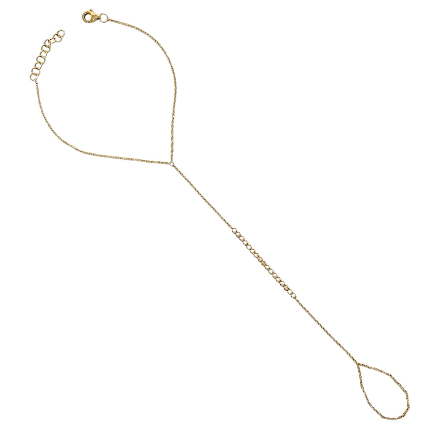 Neshi Designs Women's Yellow Ramona Hand Chain In Yellow