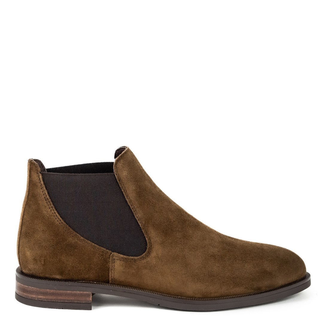 Keith Scarrott Shoes Women's Tiro Light Brown Suede Chelsea Boot In Brown