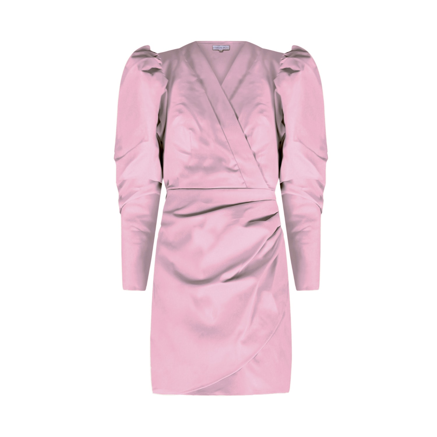 Madeleine Simon Studio Women's Pink / Purple Copenhagen Vegan Leather Dress - Pink Sky