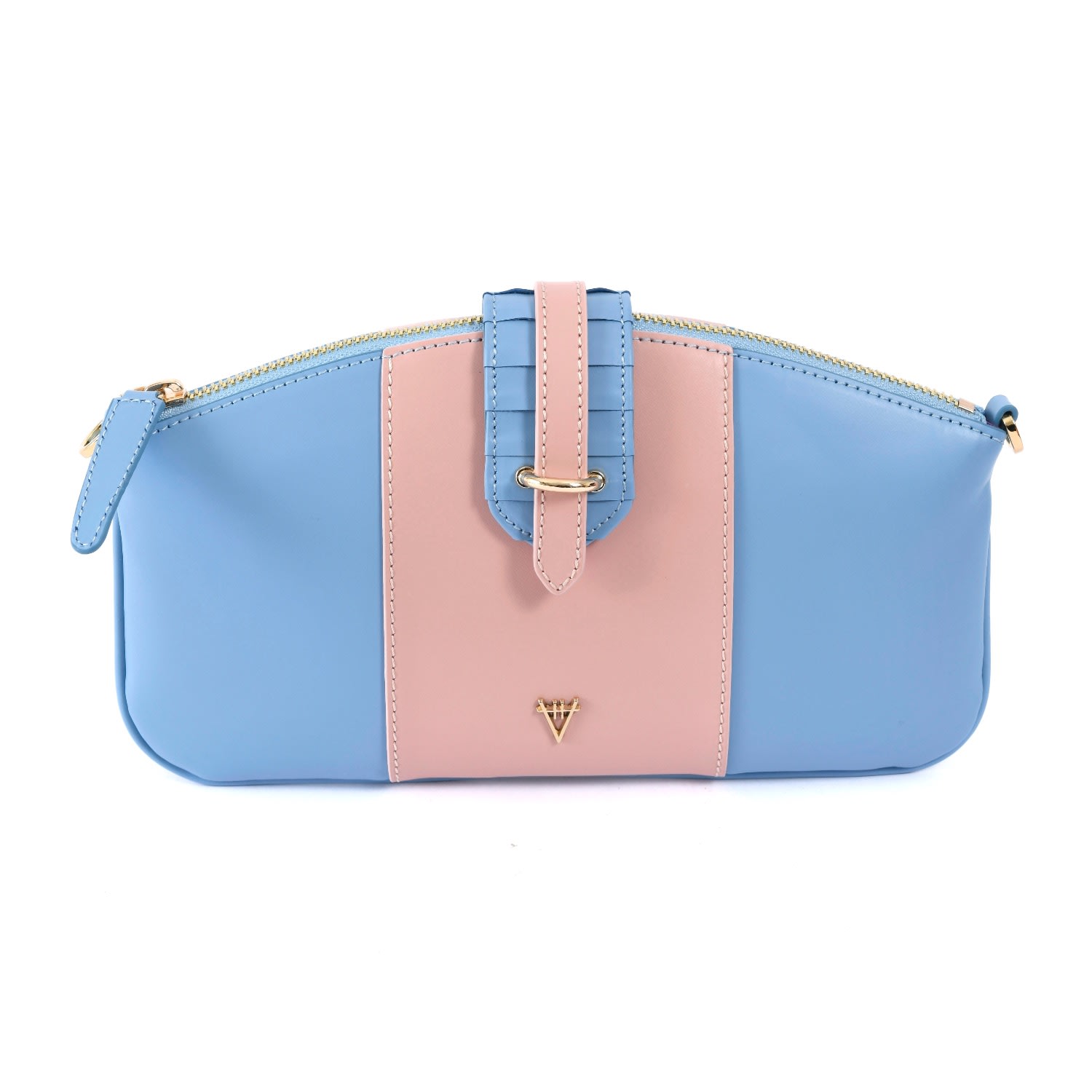 Women’s Lilia Chain Bag & Clutch Light Blue & Pink Clay Hiva Atelier