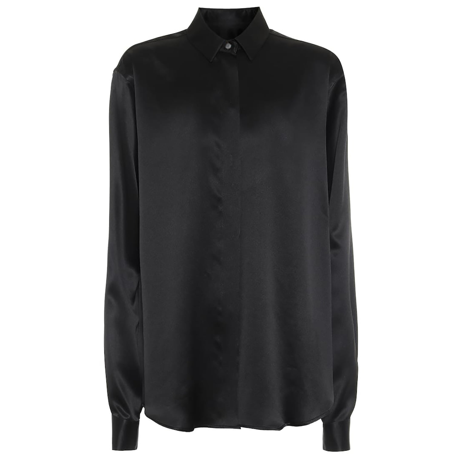 Framboise Women's Lavonne Black Silk Shirt In Black