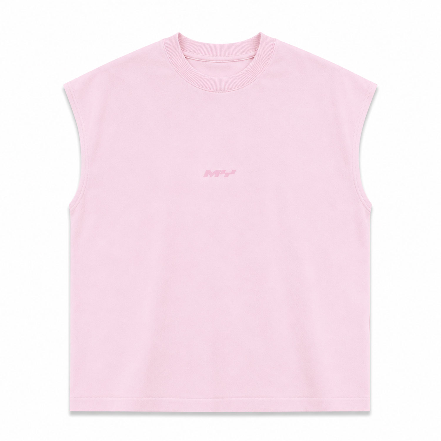 Mysimplicated Men's ® Oversized Pink Sleeveless Tee