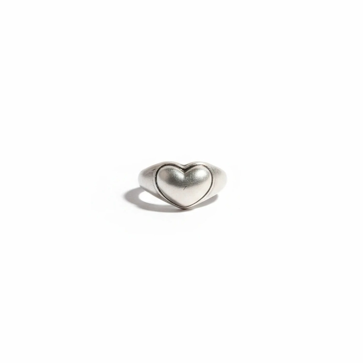 By Virgo Women's Silver Coeura Ring In Metallic