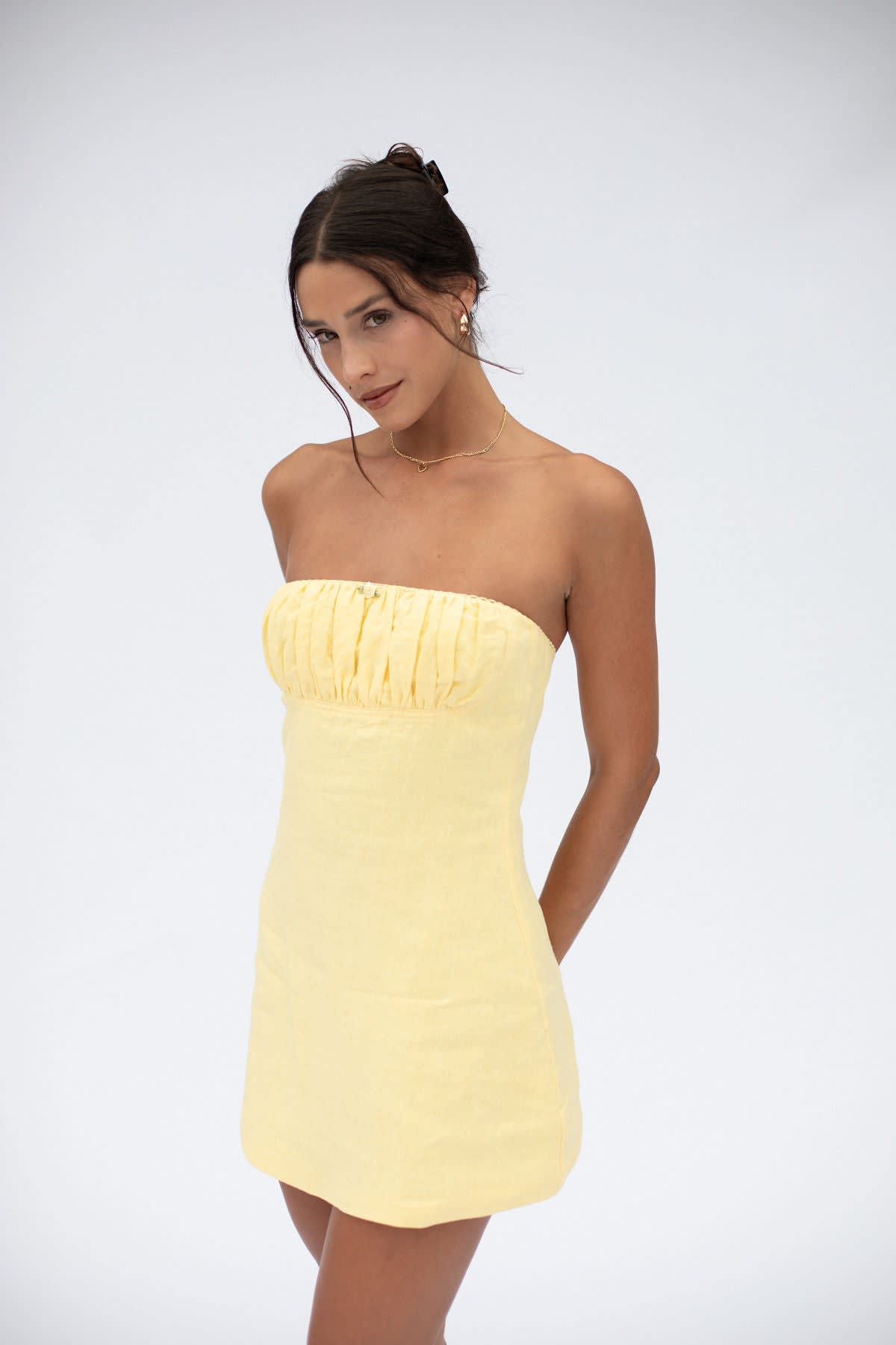 Honey Dress - Butter | Zarfie | Wolf & Badger Honey Dress - Butter | Zarfie | Wolf & Badger
