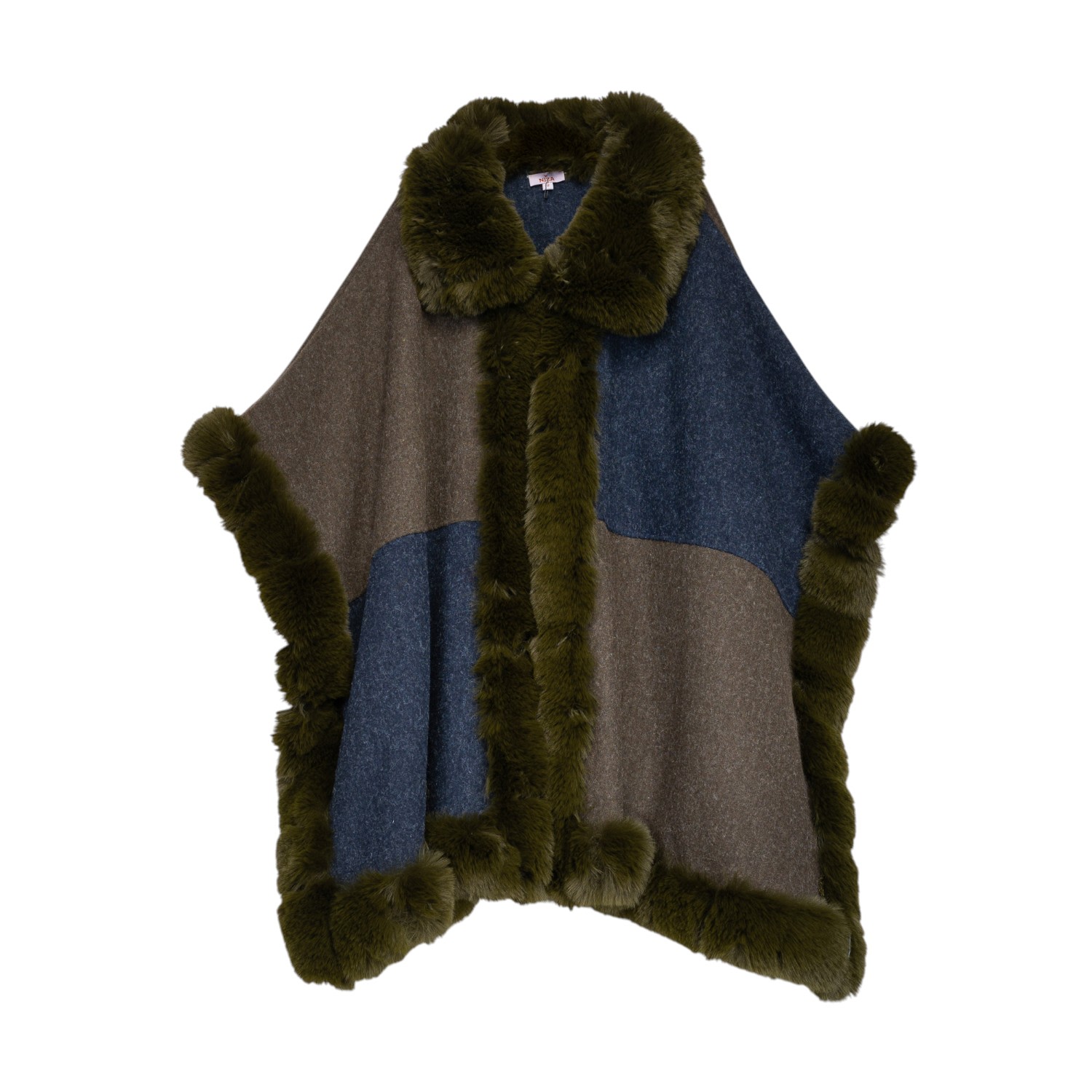 Niza Women's Green Soft And Voluminous Textured Jacket In Green