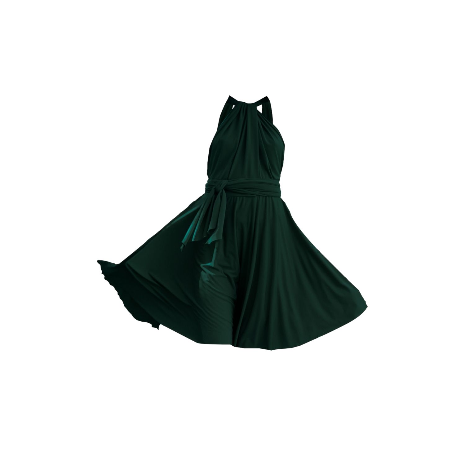 Ceylan Bcn Women's Mini Dress Green In Green