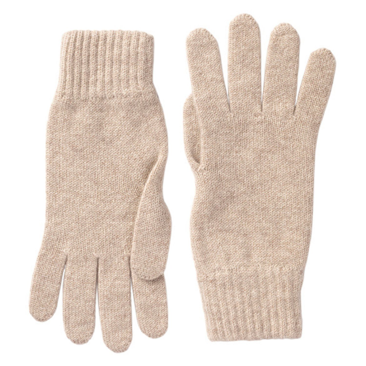 Kinalba Neutrals Ladies Camel Cashmere Gloves In Sand