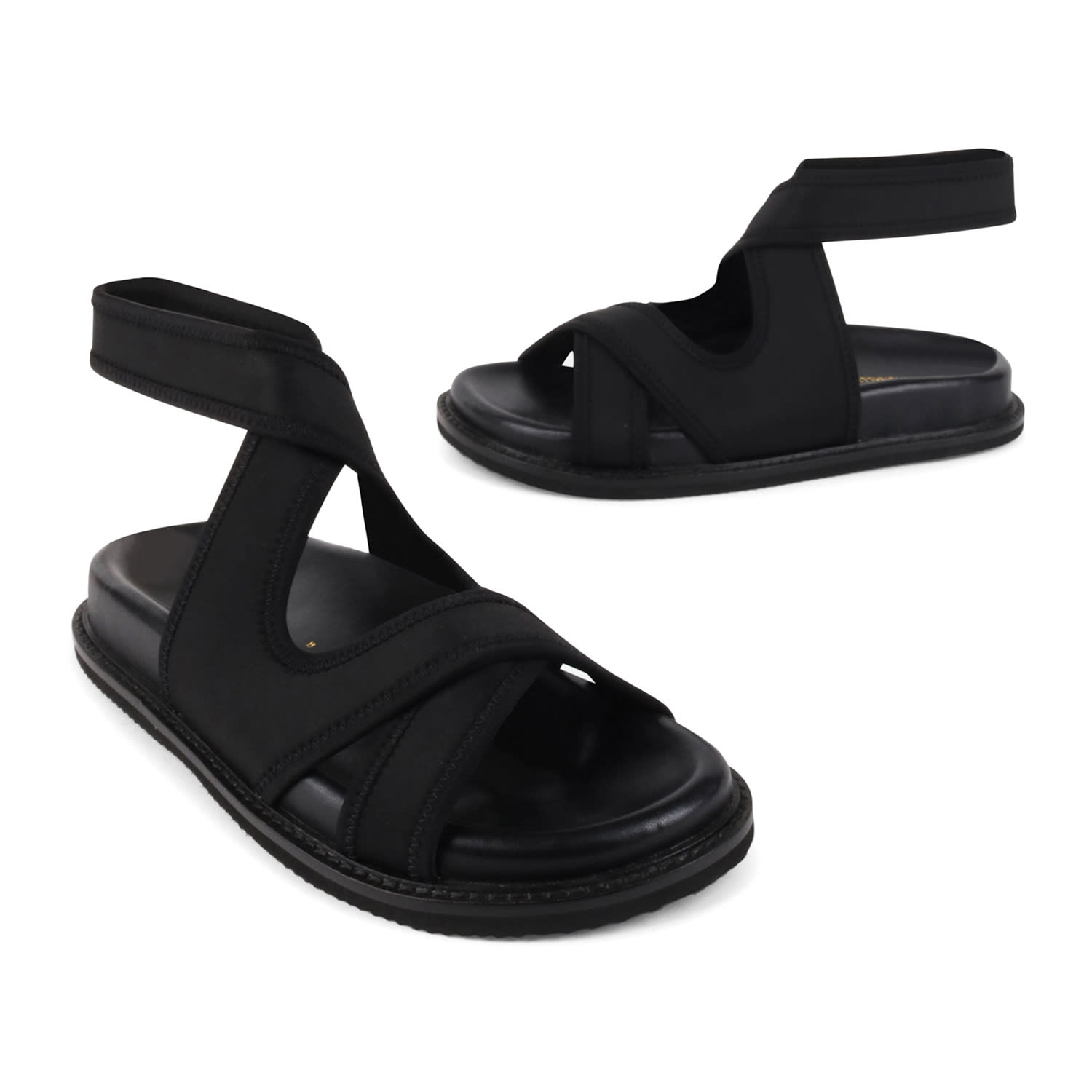 Intentionally Blank Women's Maggy Neoprene Sandal- Black