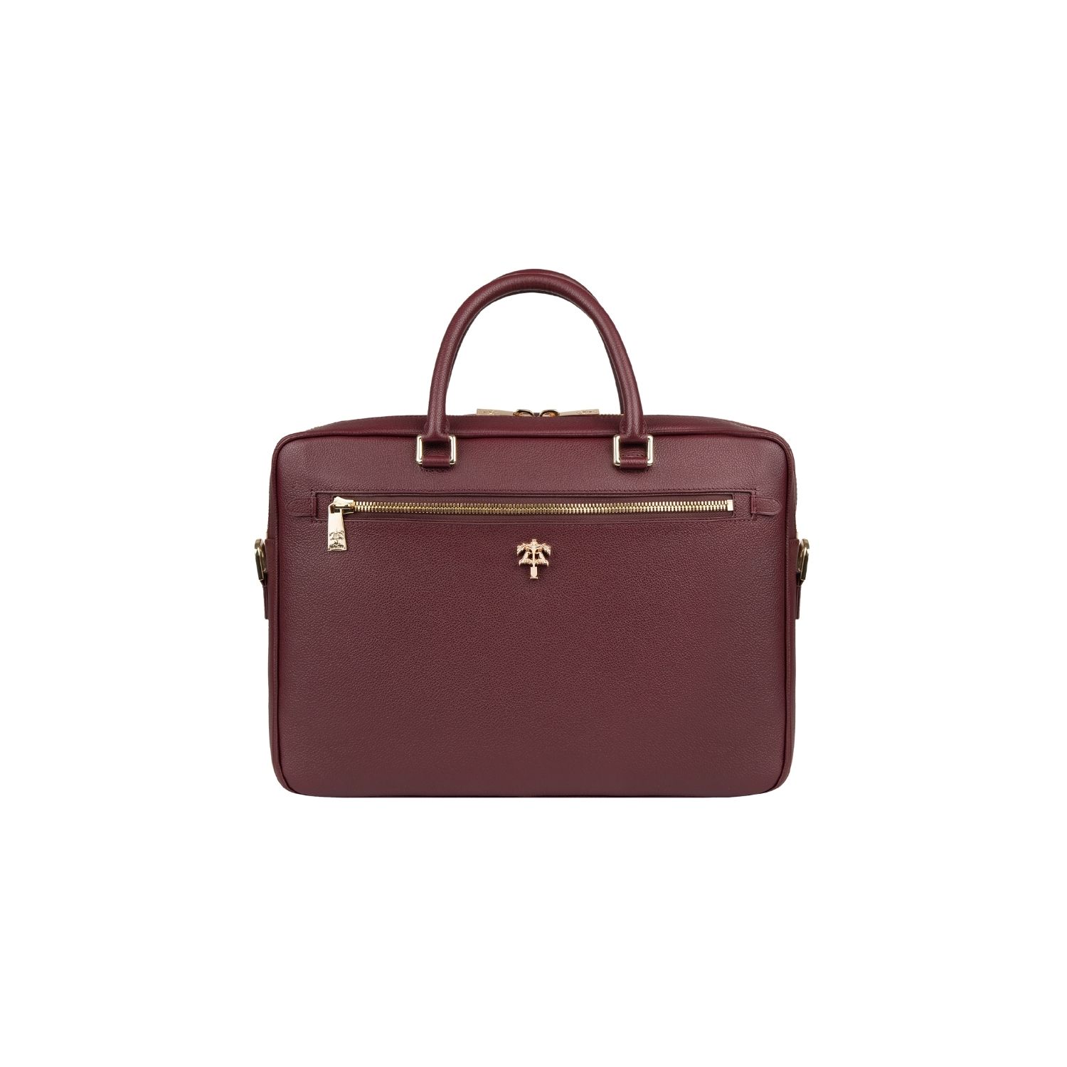 Place Of Elms Men's Red Classic Cabernet Gentlemen Briefcase In Red