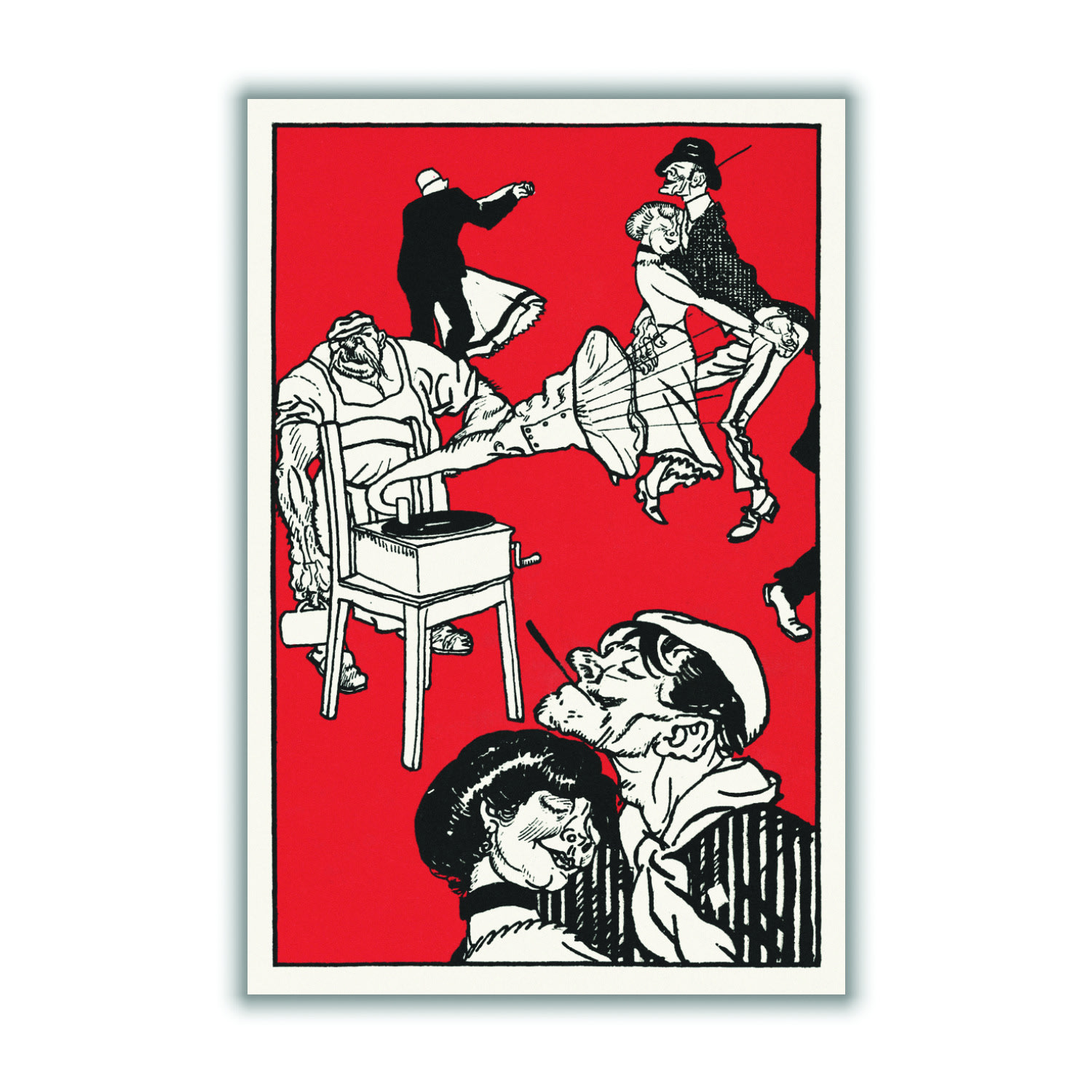 Red Dancers A2 420 X 594Mm Stanley Print House