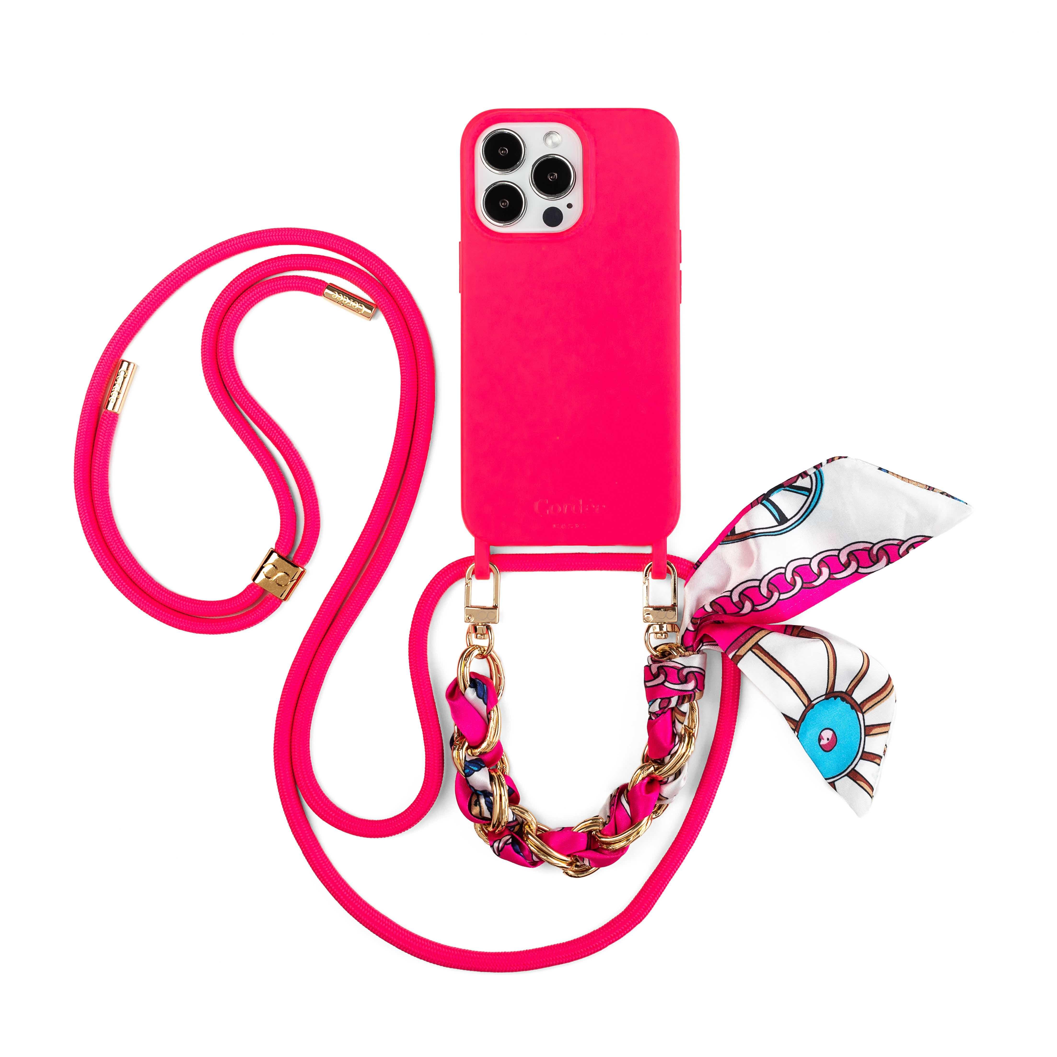 Cordée Cases Pink / Purple Lima Phone Strap Set Pink In Pink/purple
