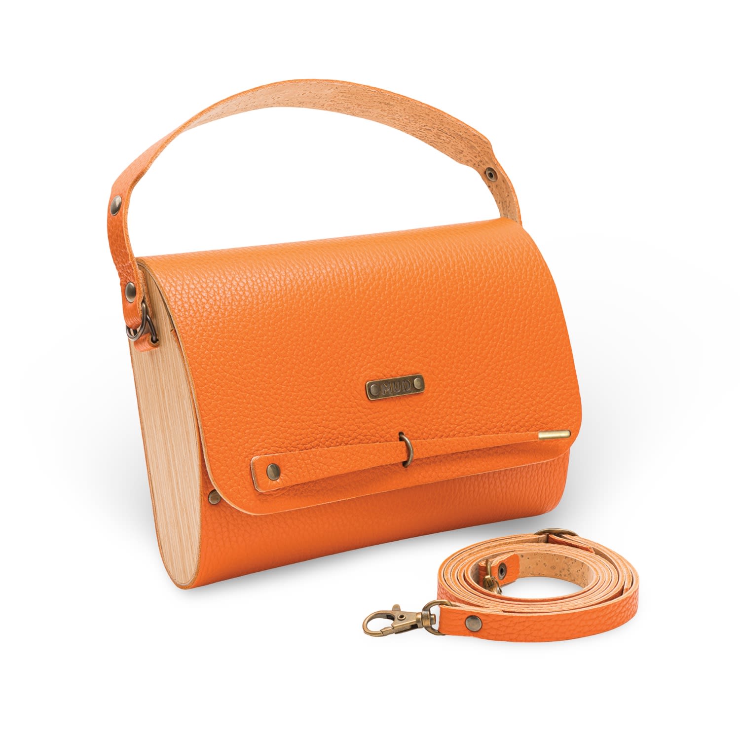 Mud - Manufacture Under Design Women's Clutch - Orange In Orange
