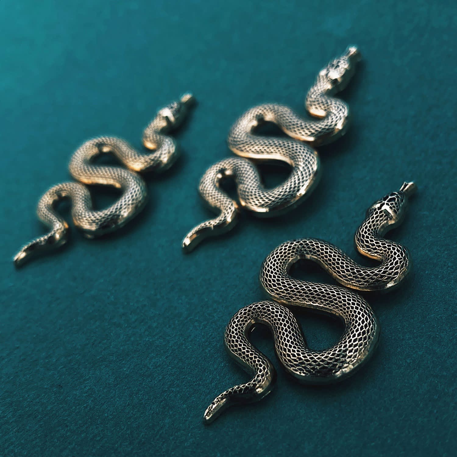 Strange and Unusual Snakes Enamel Pin Set