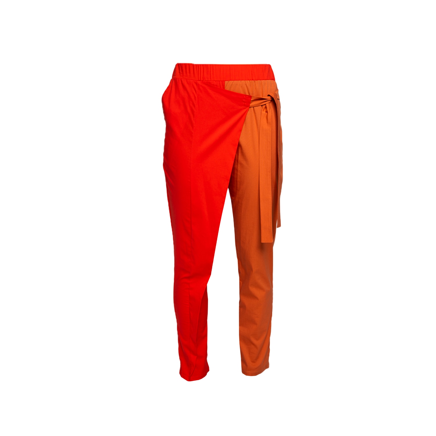 Artista Women's Red / Yellow / Orange Mona Run Red Pants In Red/yellow/orange