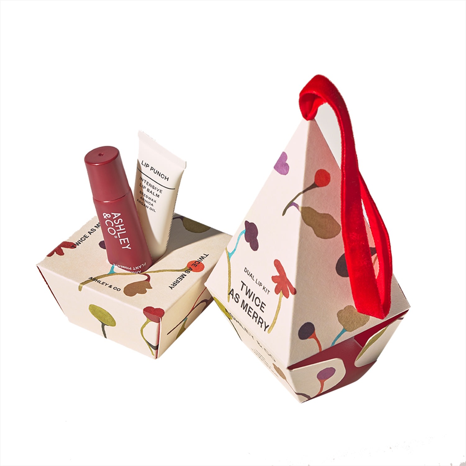 Ashley & Co Twice As Merry - Lip Balm Duo Set In Multi