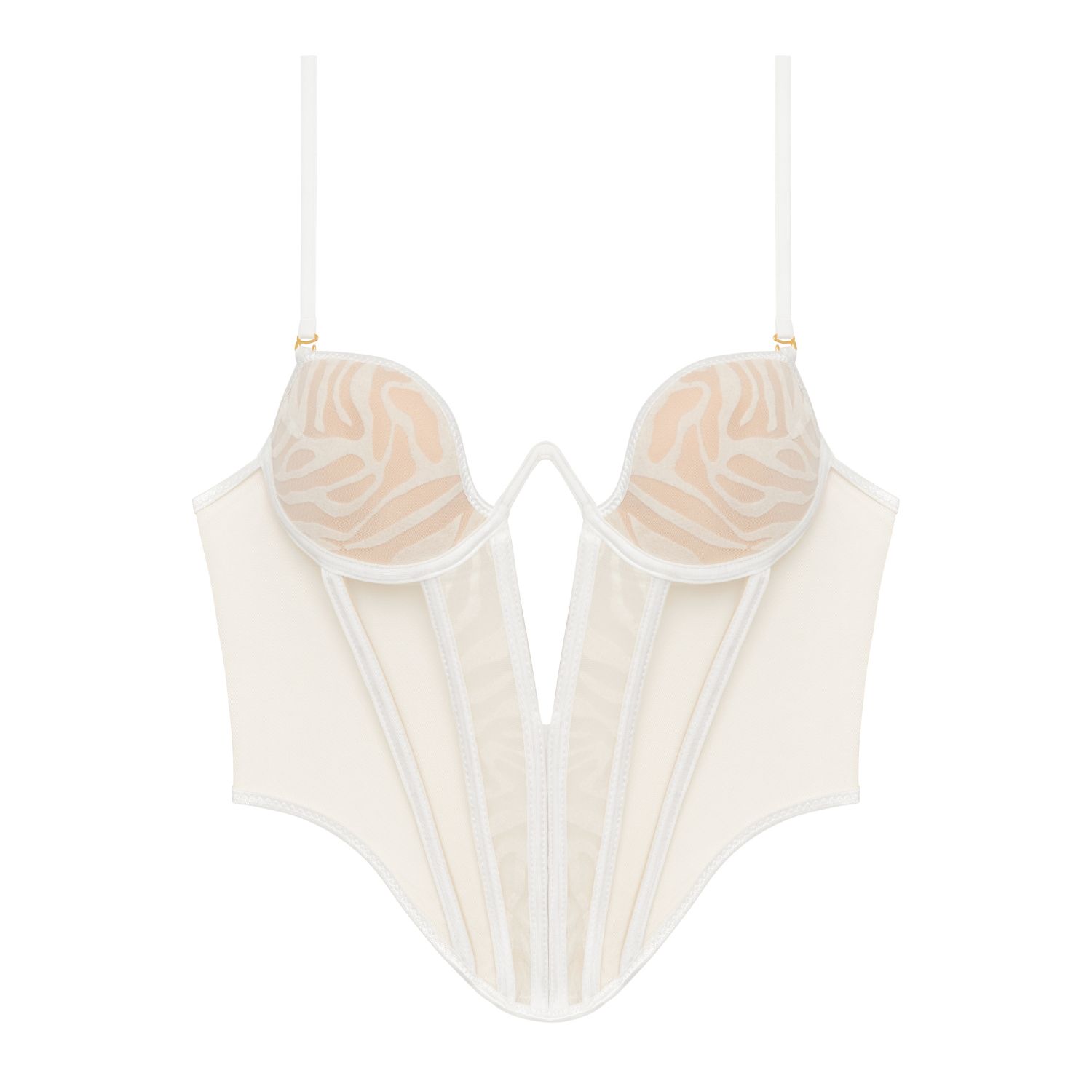 Perilla Women's White Kylie One Corset In White
