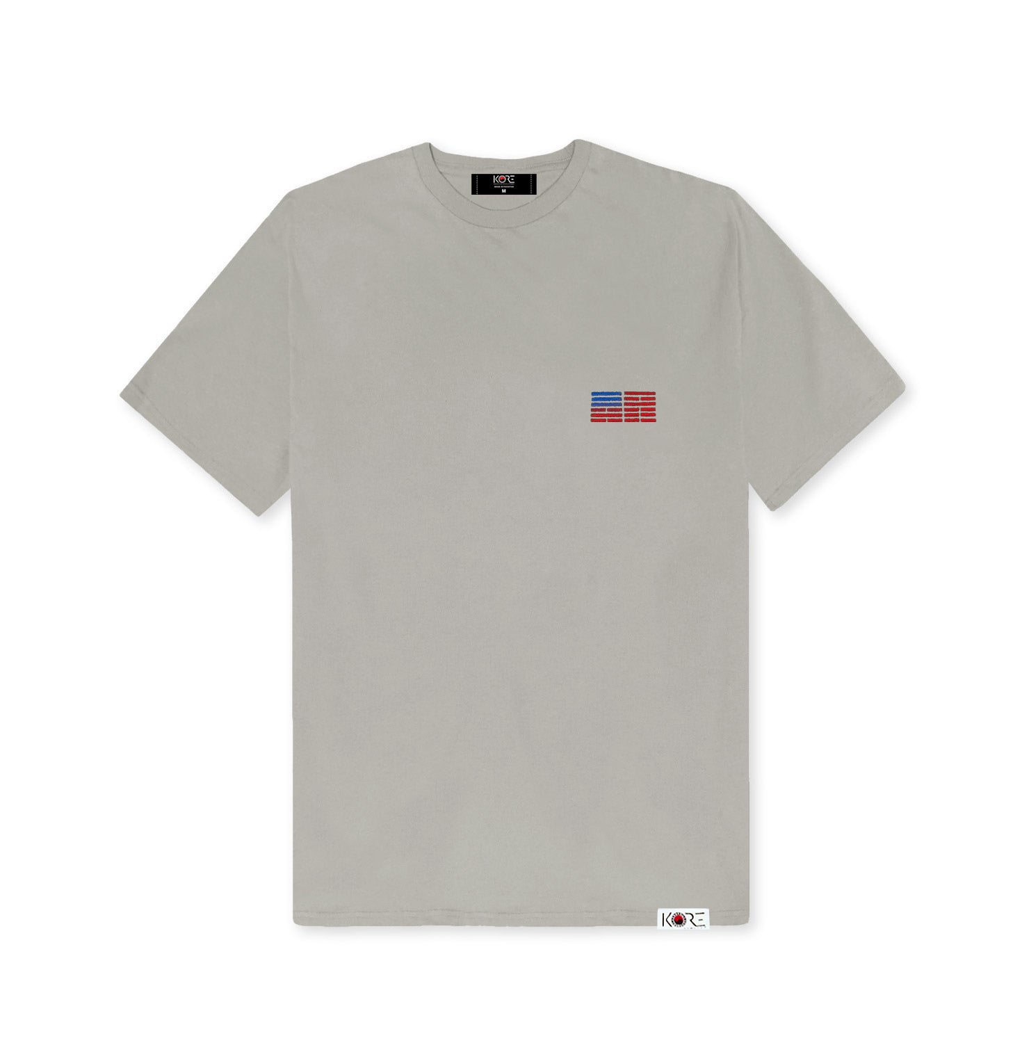 Korelimited Men's Grey Kr-am Tee In Stone In Gold