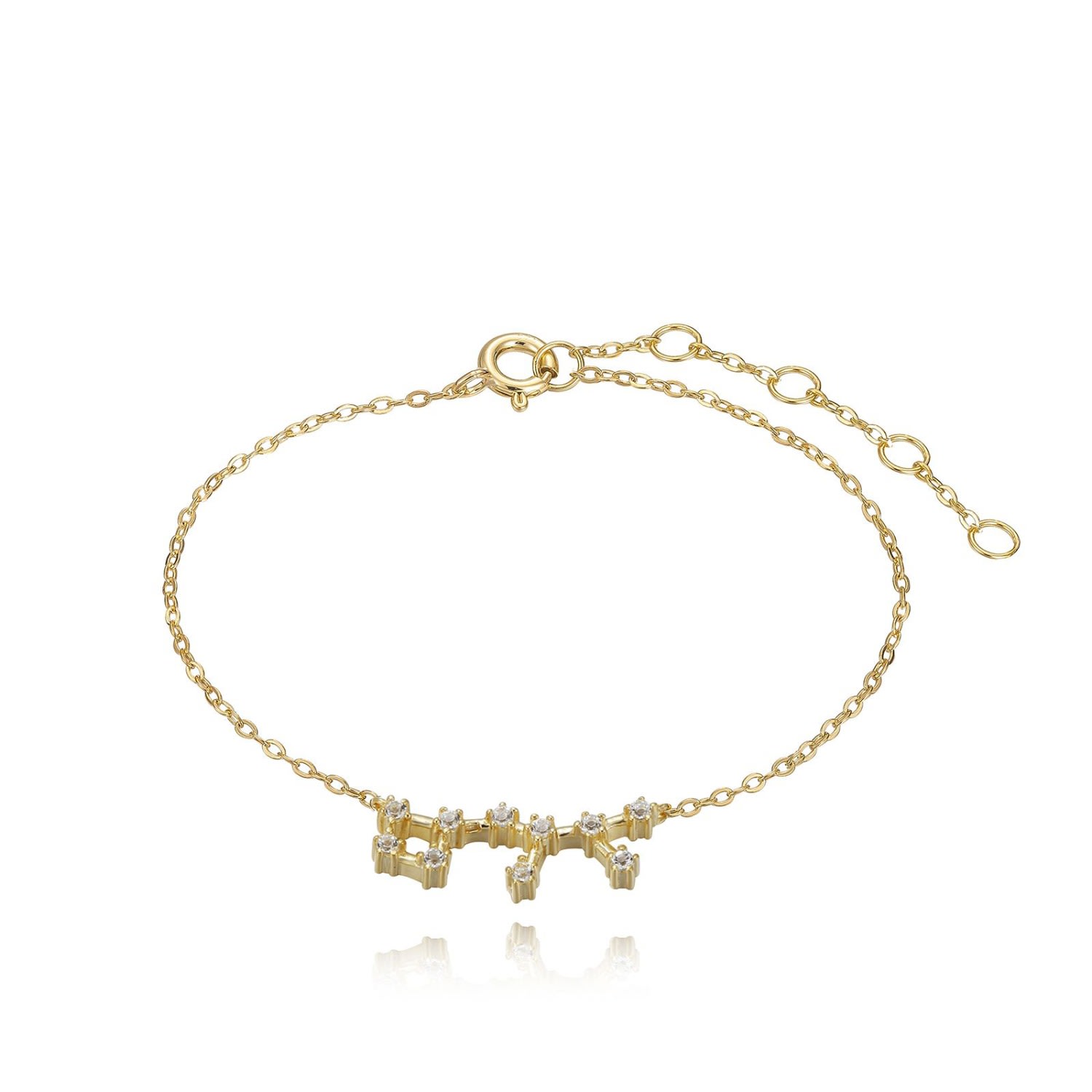 Women’s Gold Sagittarius Constellation Bracelet Kathryn New York