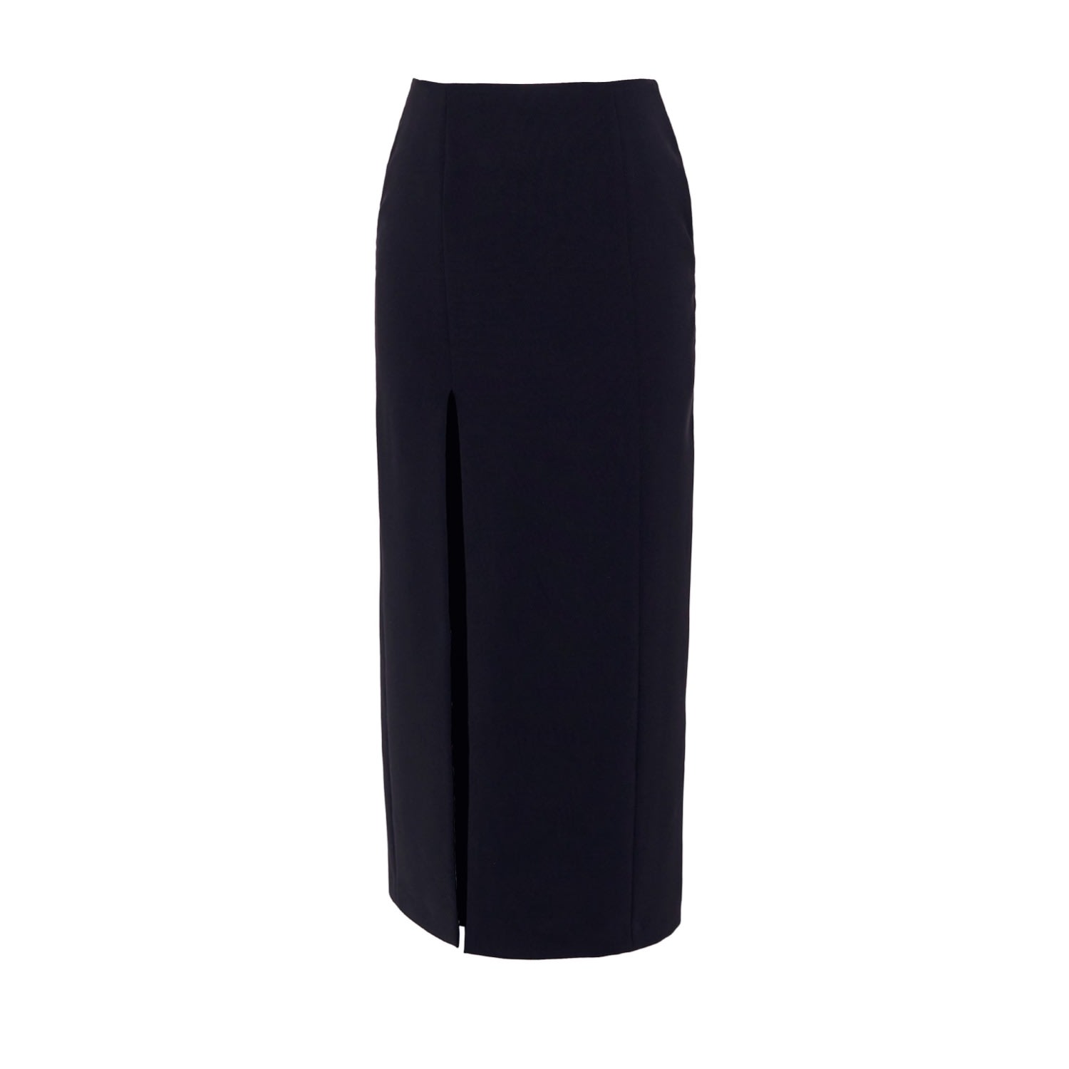 Nomi Fame Women's Noara Black Skirt With A Slit In Black