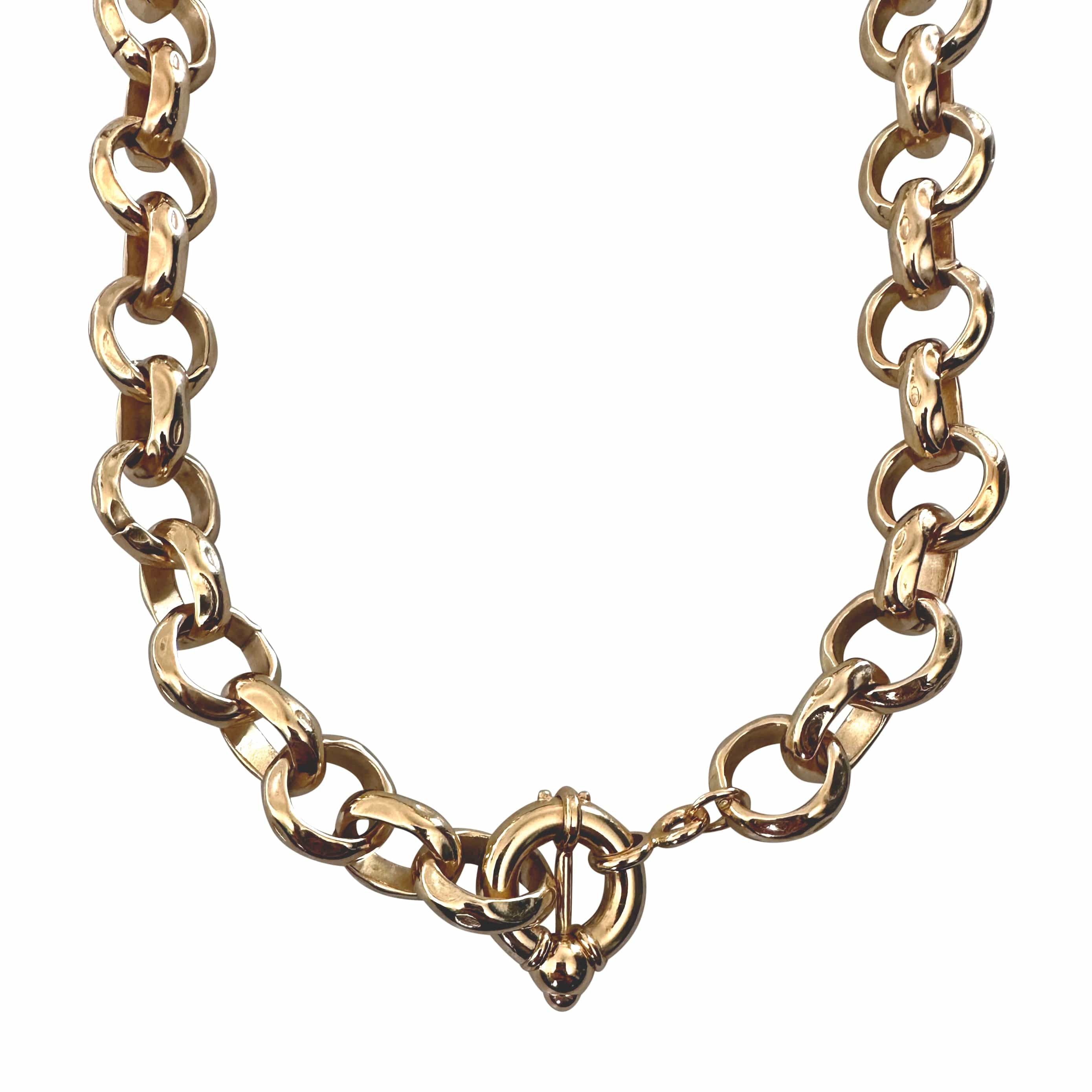 In Cauda Venenum Women's Gold Aurae Necklace In Gold