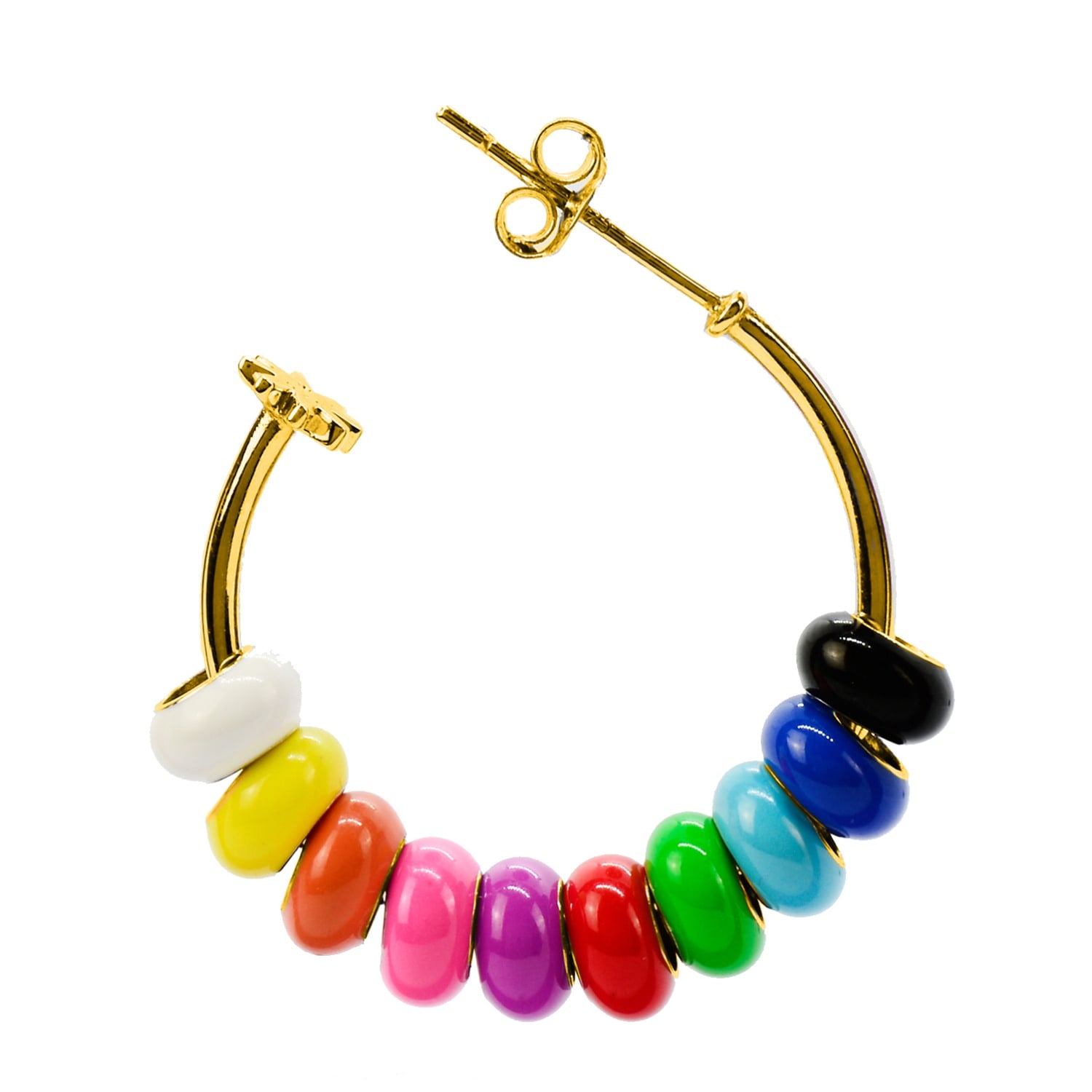 Pinnole Women's Gold Full Game Earrings Mix In Multi