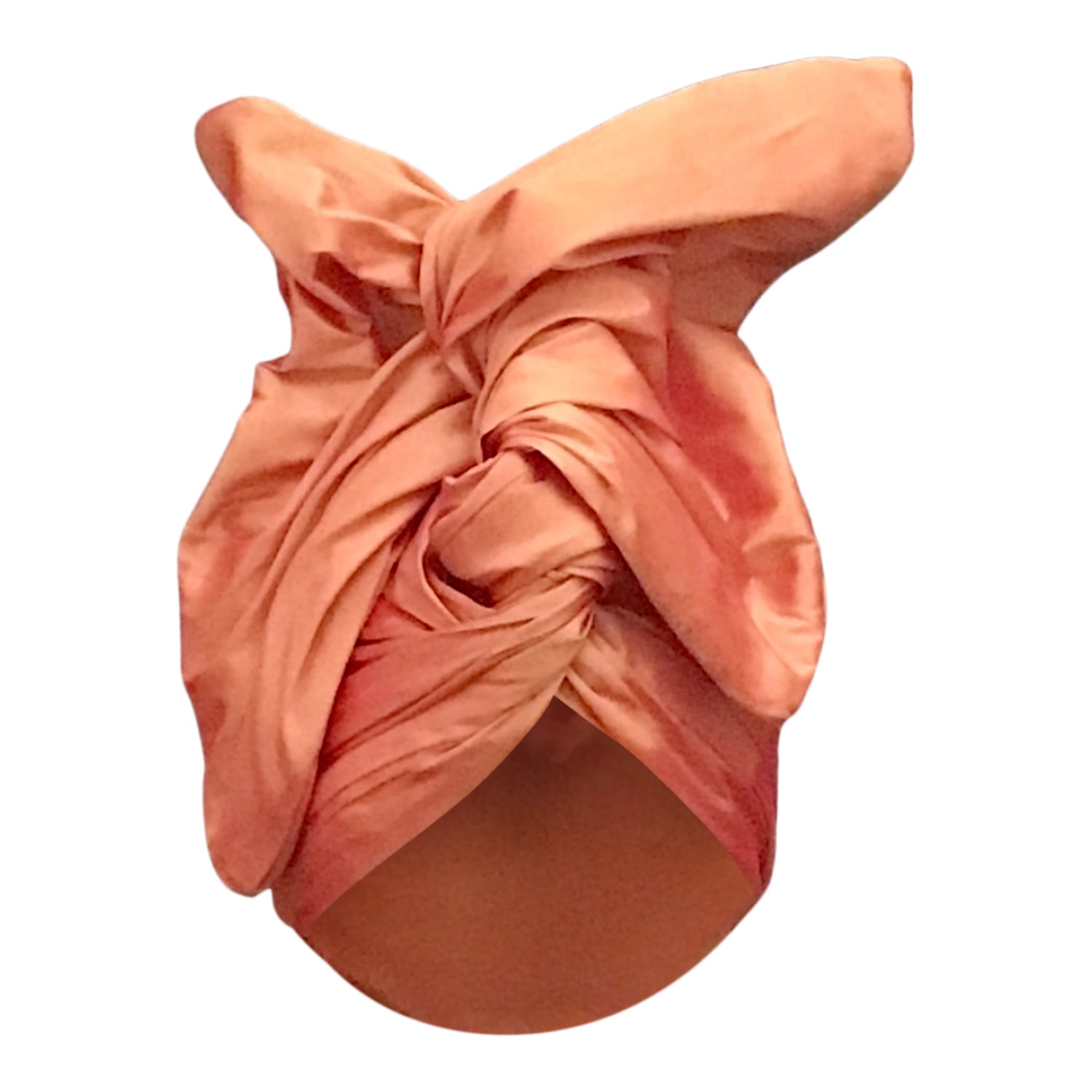Romer Millinery Women's Twisturban Turban In Rose Gold Silk Shantung In Gold