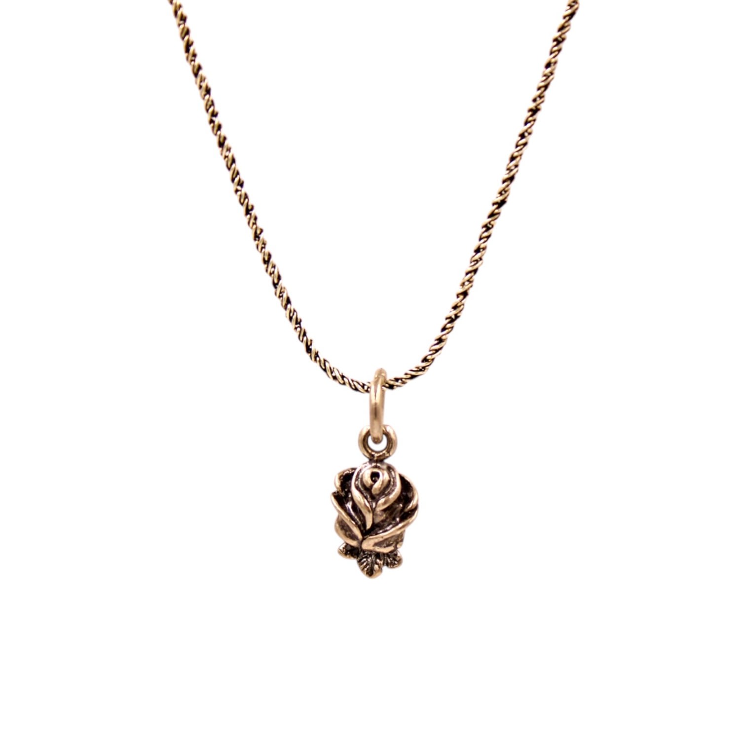 1610istanbul Women's Rose Silver Necklace