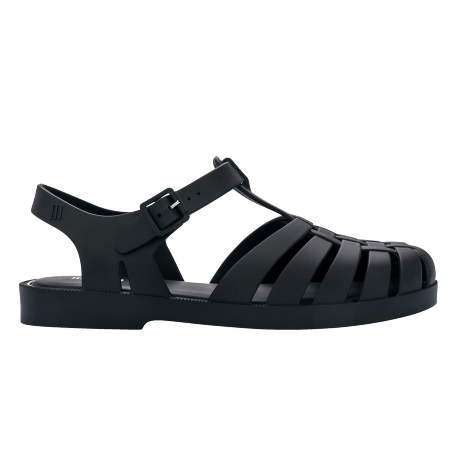 Melissa Possession Strappy Flat Sandals In Black