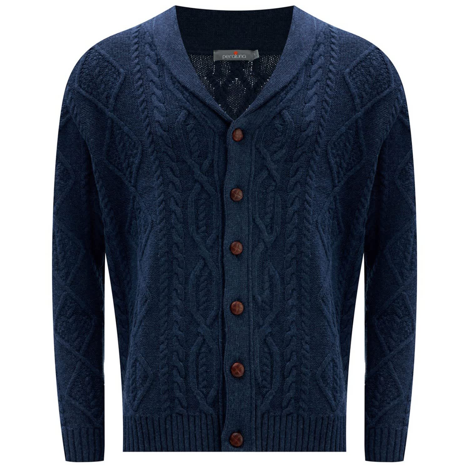 Cable knit cardigan (232MA237506C242507) for Man