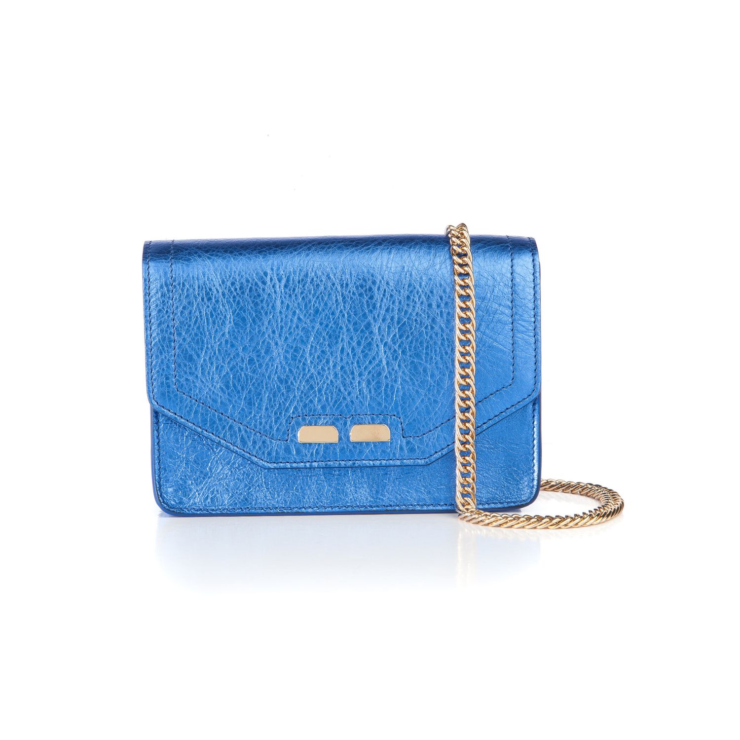 Women’s Samuel Bag In Metallic Blue Bene