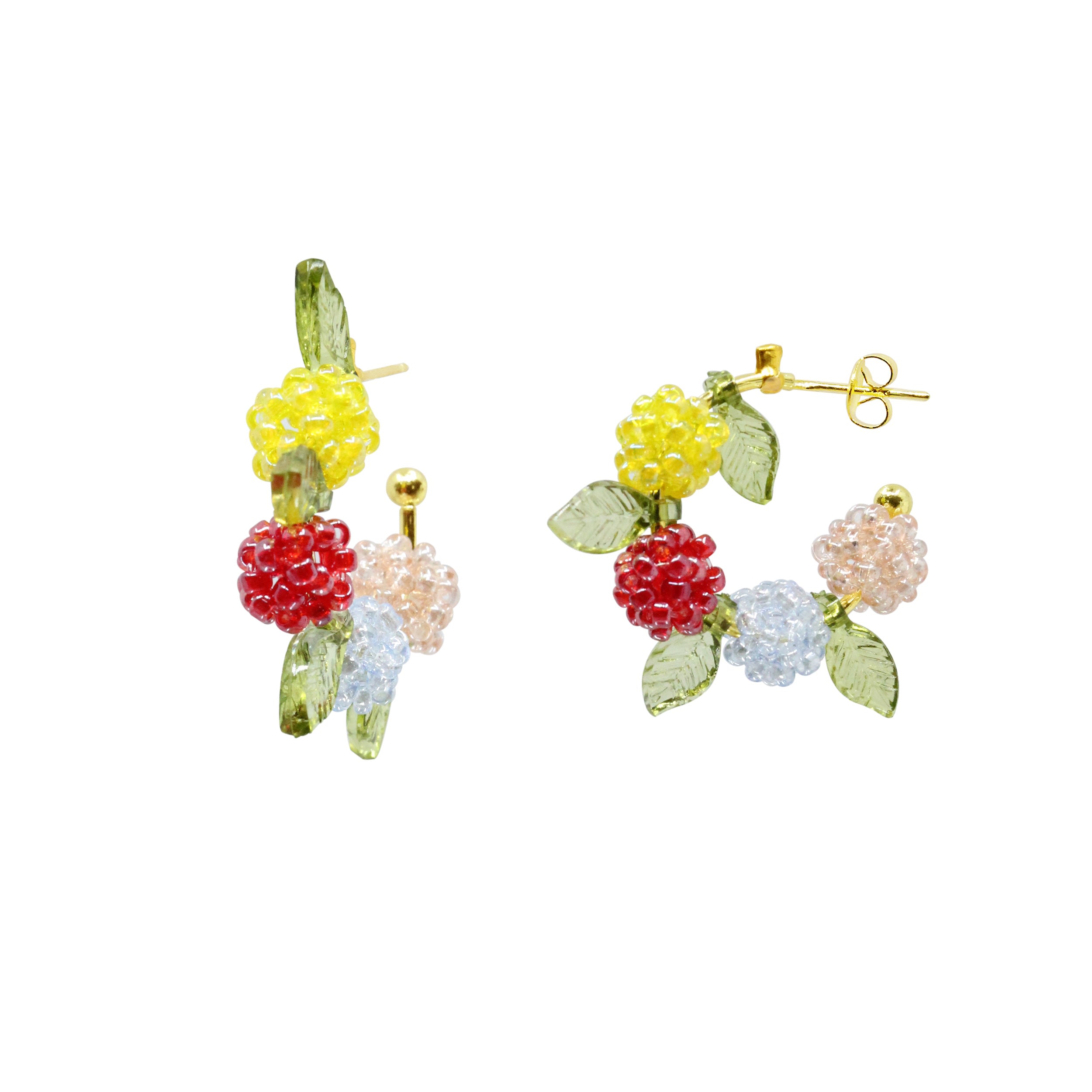 Women’s Beaded Berry Medley Earrings Ninemoo