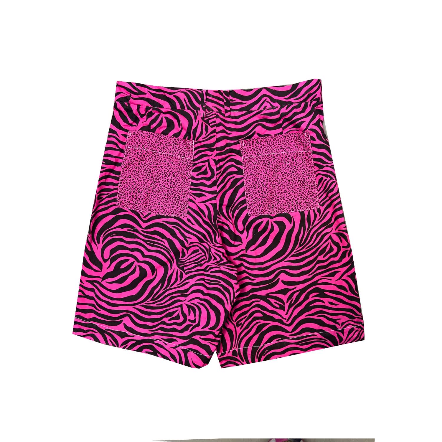 Pink Zebra Short | Quillattire | Wolf & Badger