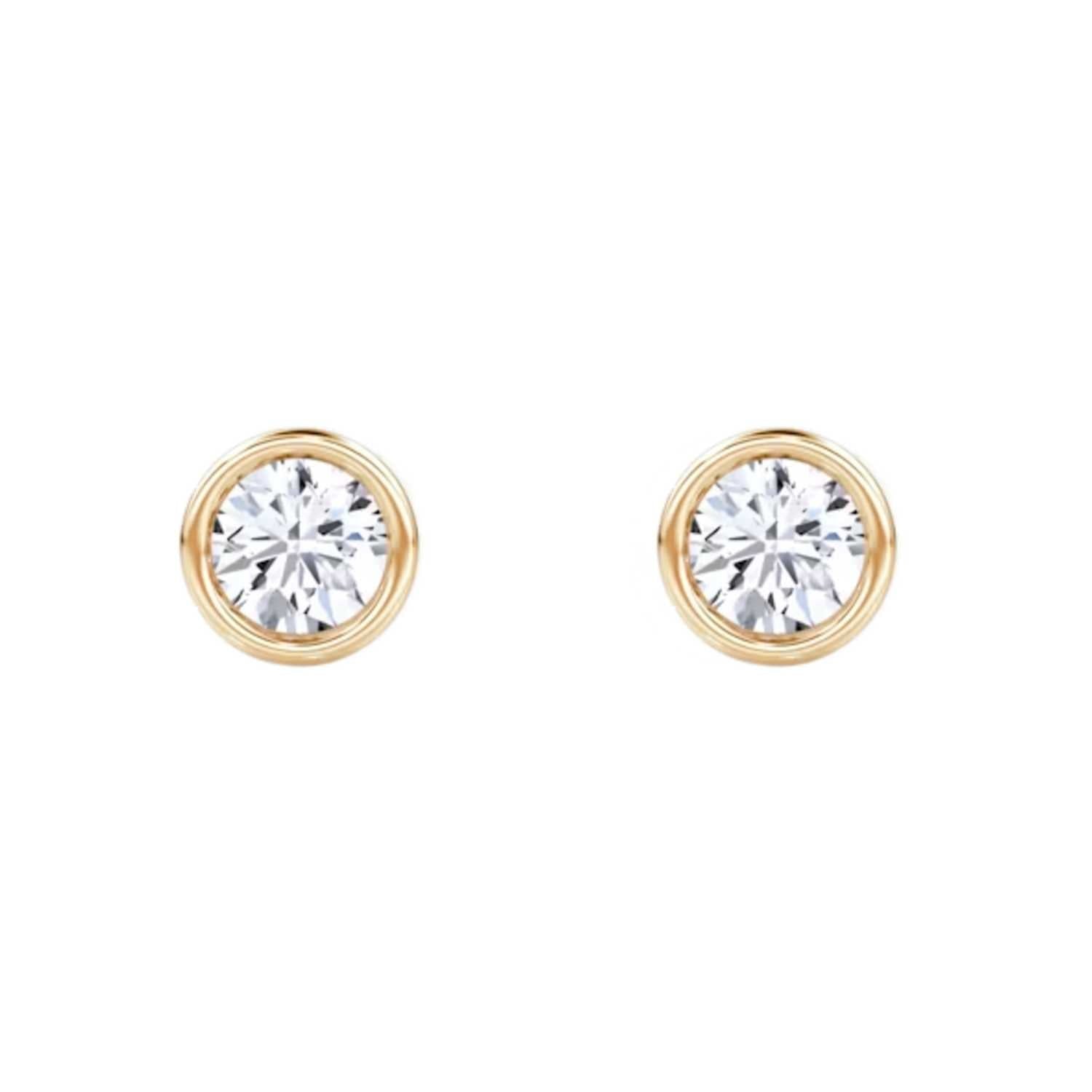 Lily Flo Jewellery Women's Nova Brilliant Cut Diamond Stud Earrings In 14k Gold