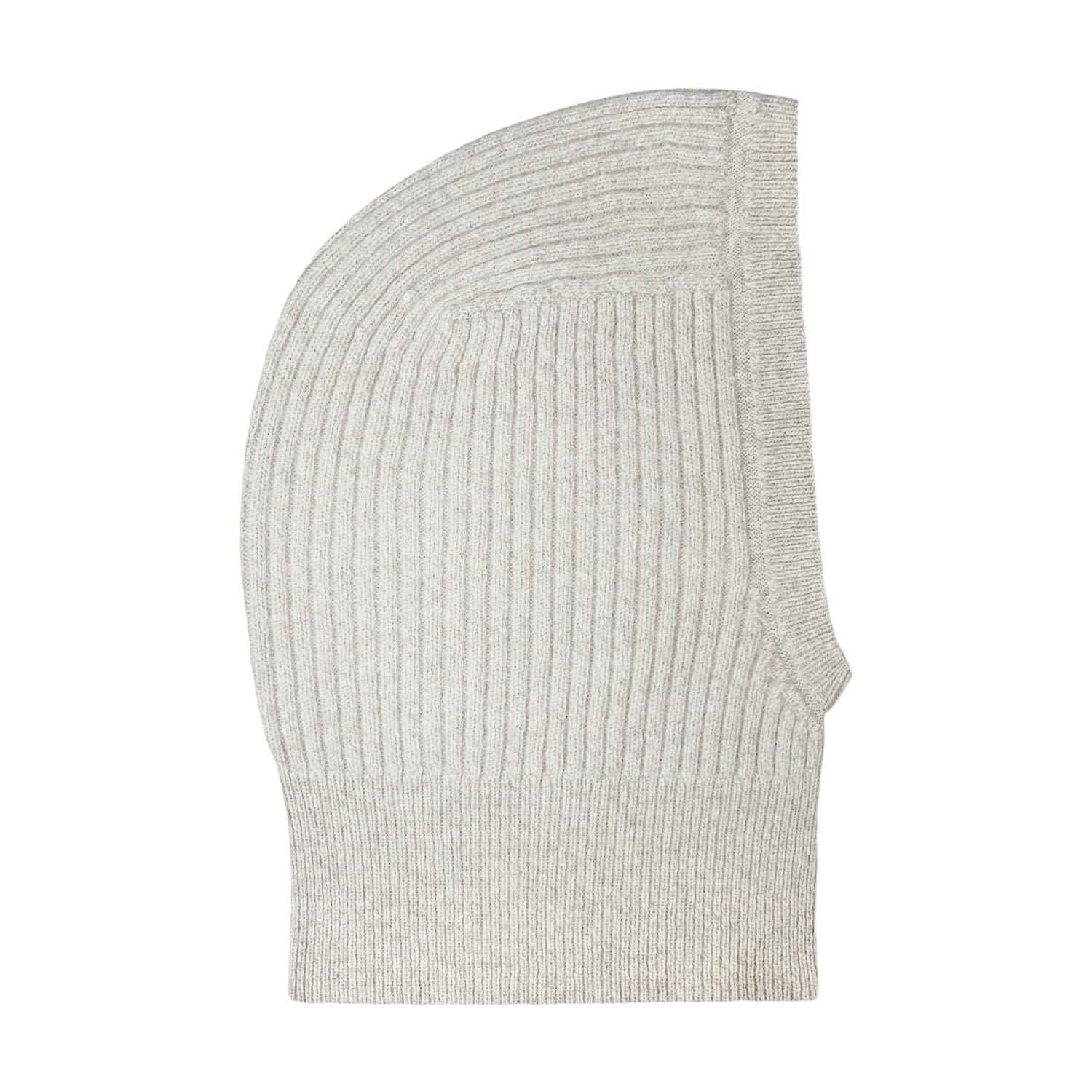 Paul James Knitwear Women's Merino Cashmere Allegra Ribbed Balaclava - Polar Grey In Grey