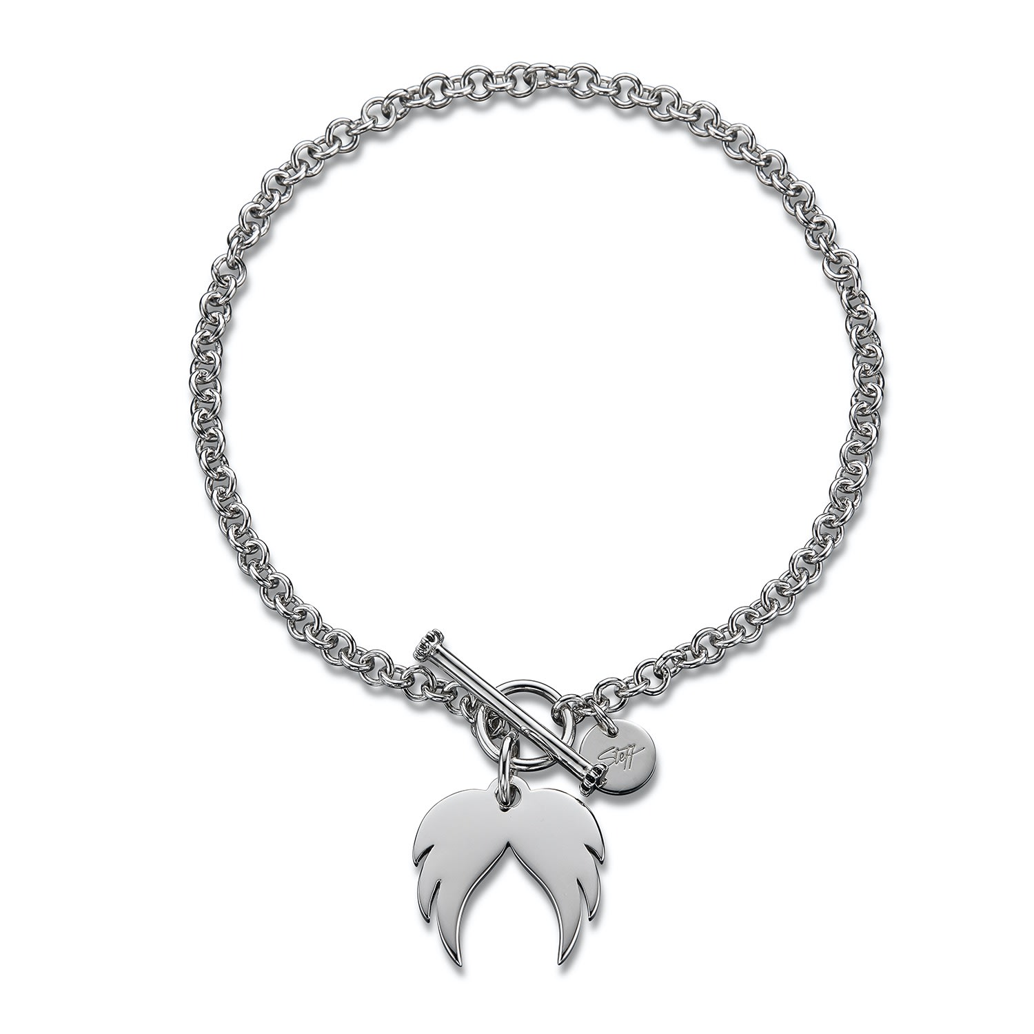 Women’s Silver Guardian Angel Wings Bracelet Steff Jewellery