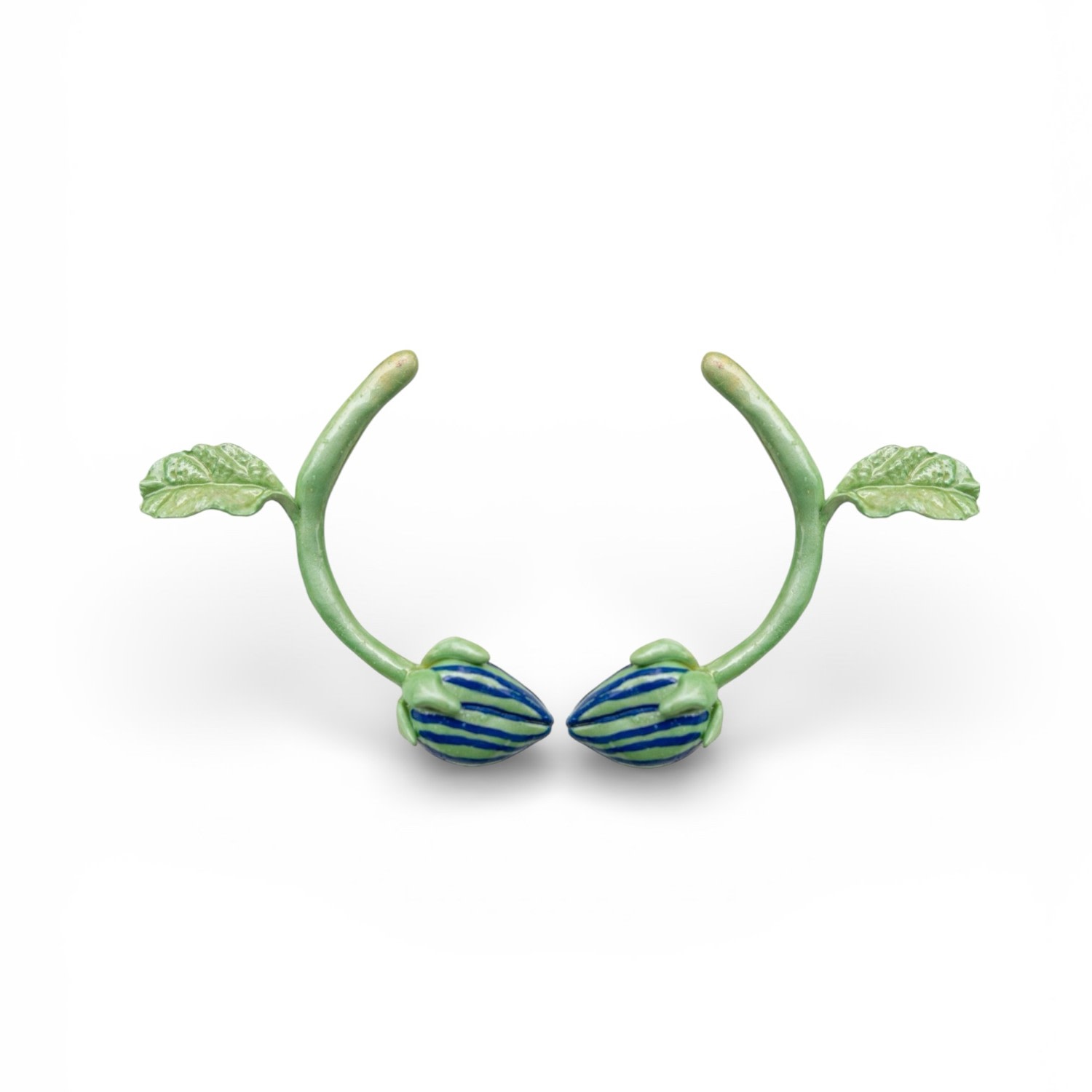 Sunset Magic Studio Women's Mariel - Big Bud Shaped Earrings In Yellow