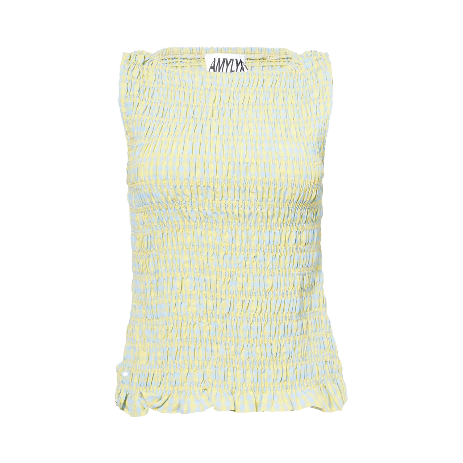 Amy Lynn Womens Sonya Shirred Cotton-poplin Top Multi In Multi