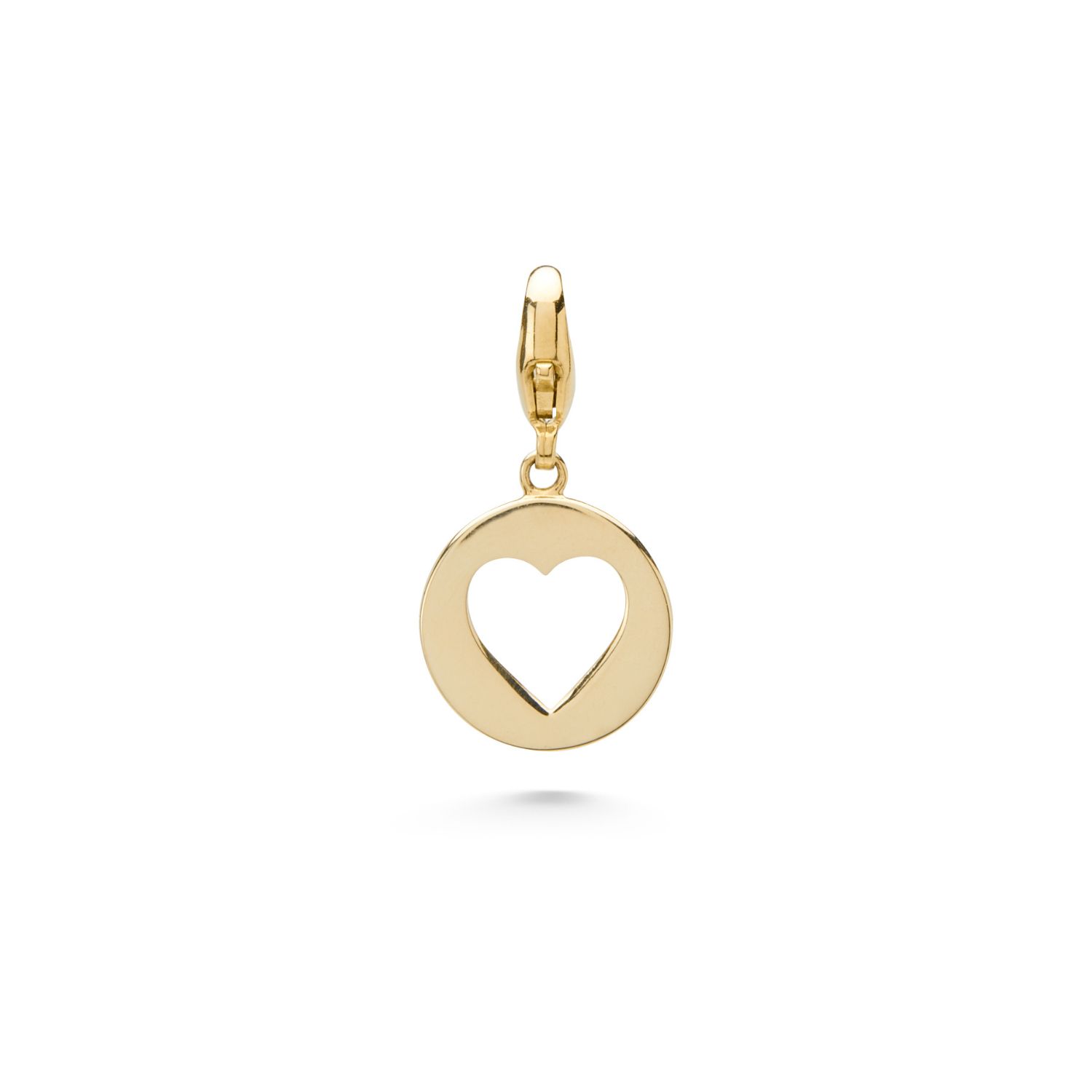 Dolcetto Designs Women's Gold Clementia Heart Charm Pendant