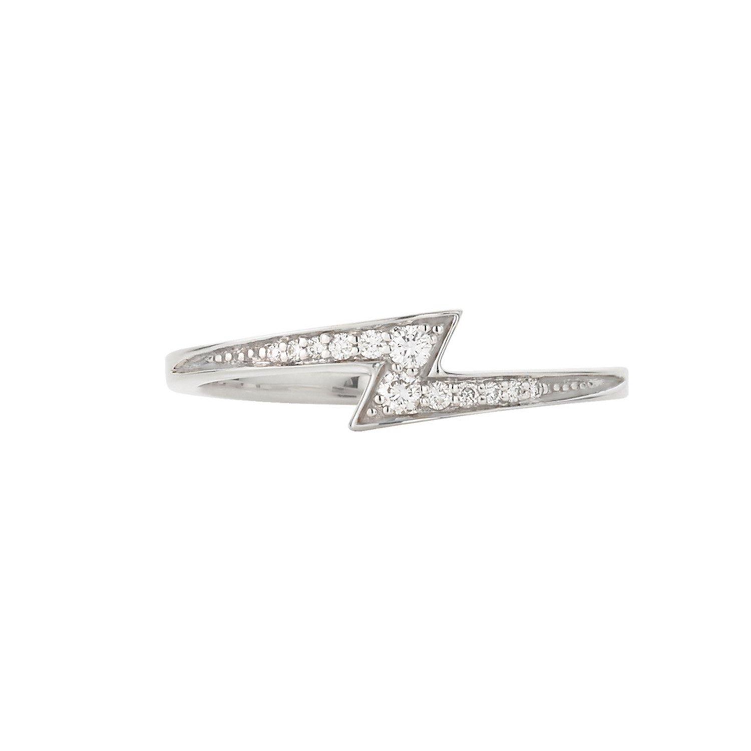 Zoe And Morgan Women's Zap Diamond Ring White Gold In White