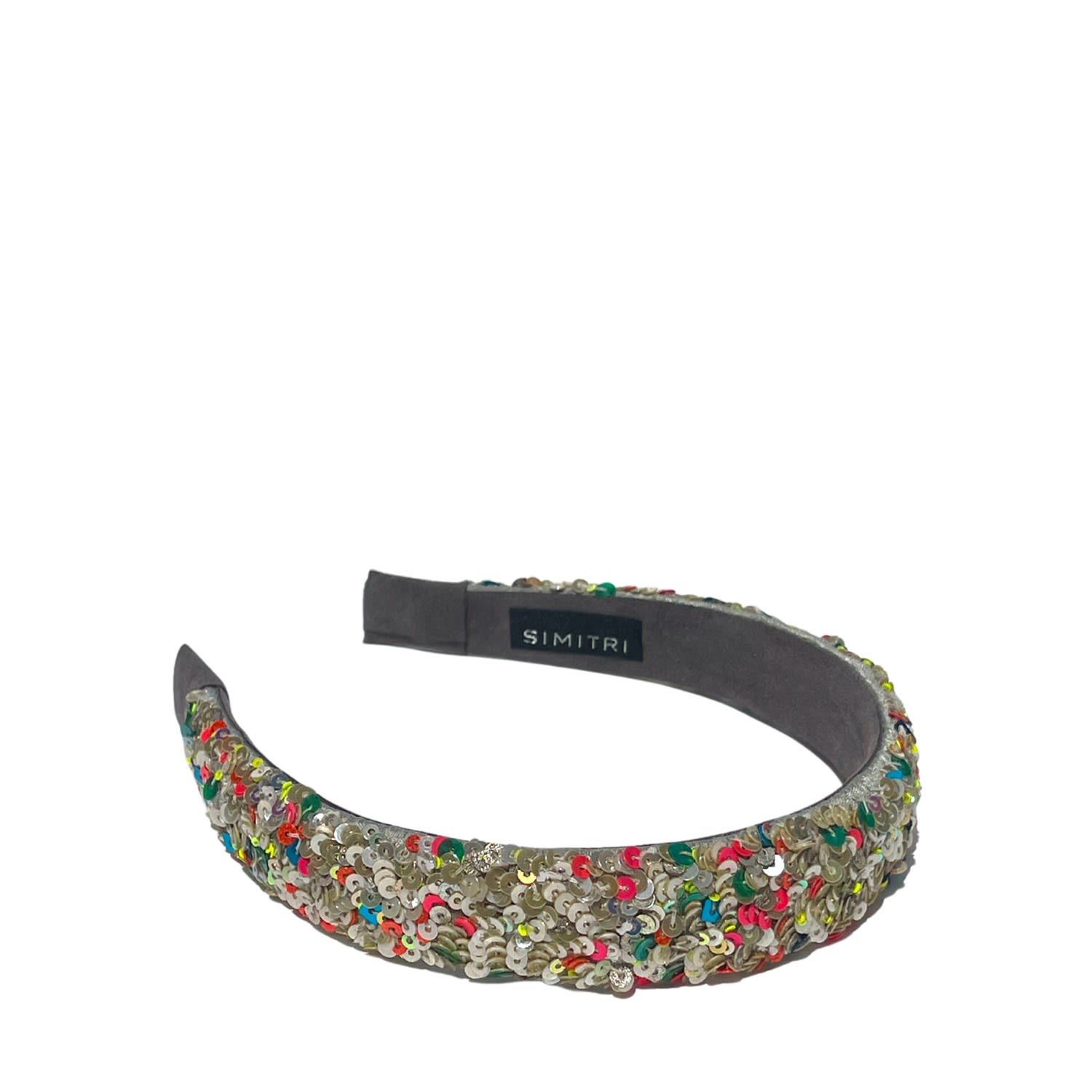 Women's Gold / Blue / Orange Sprinkled Donut Headband | Simitri