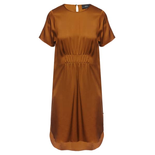 NISSA SIDE SLIT VISCOSE DRESS