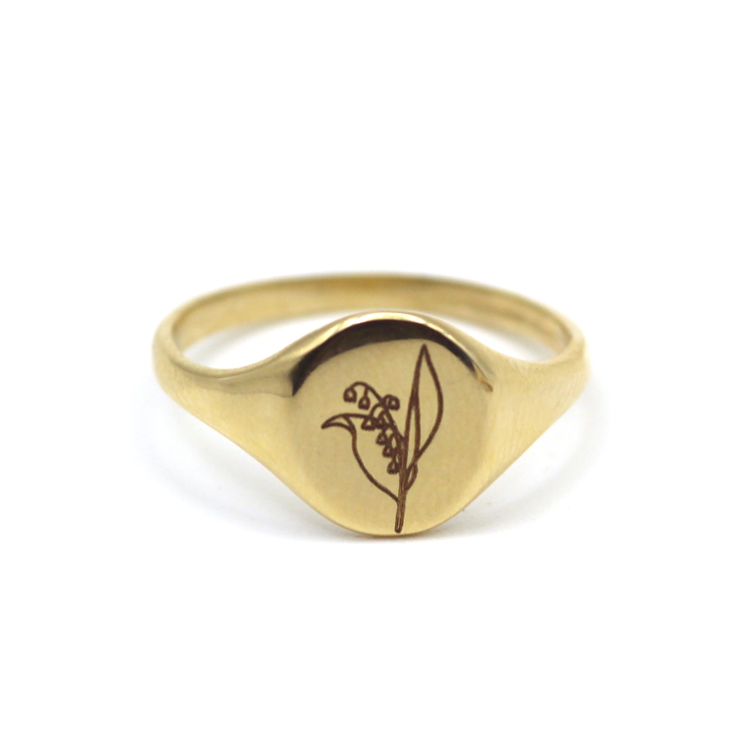 Lily Of The Valley Flower Gold Ring | VicStoneNYC Fine Jewelry