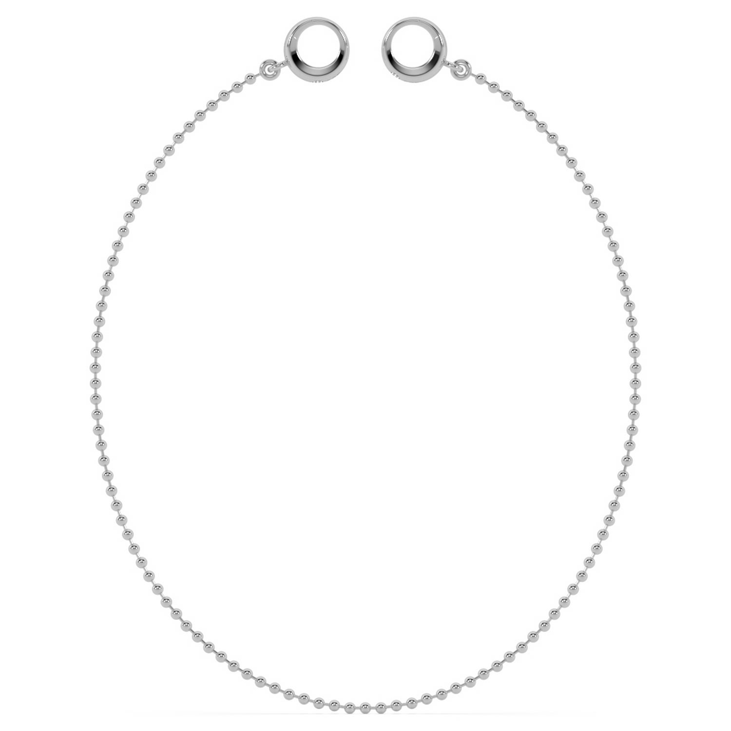 Women’s Silver Mini Sphere Anklet Oni Fine Jewelry