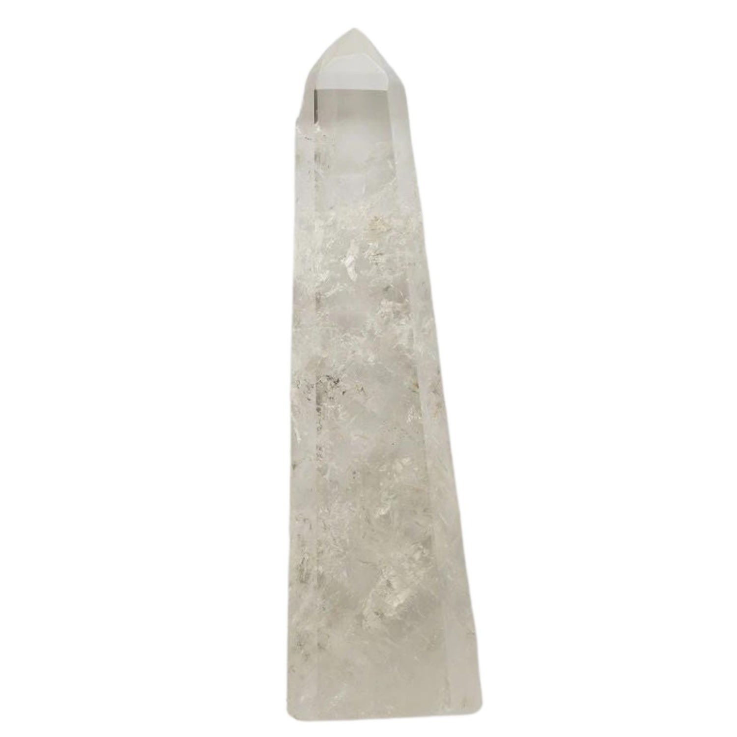 Lemuria Store Neutrals Clear Quartz Points In Green