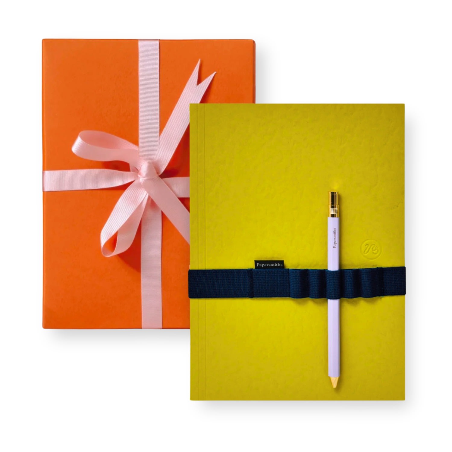 Yellow / Orange Limoncello Everyday Pen, Notebook & Band Trio - Ruled Paper One Size Papersmiths