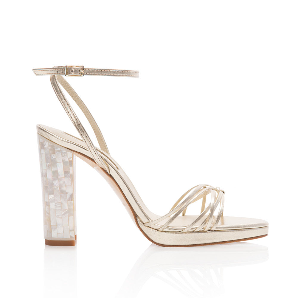 Women’s Neutrals / Gold Bianca 8 Uk Freya Rose