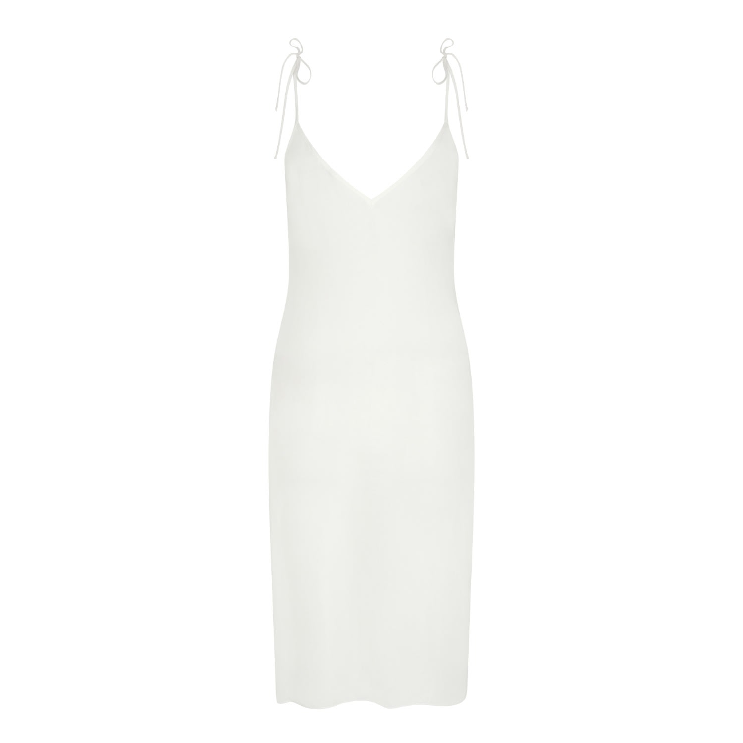 Women’s Pure White Slip Dress Extra Small Huzur