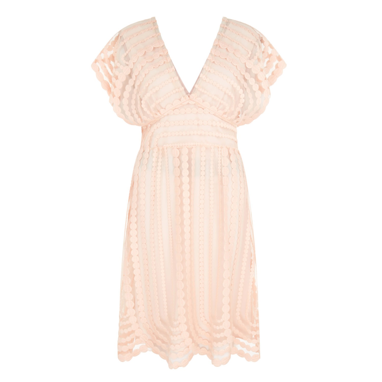 Lisa The Label Women's Orange Cappuccino Dress Short In Pink