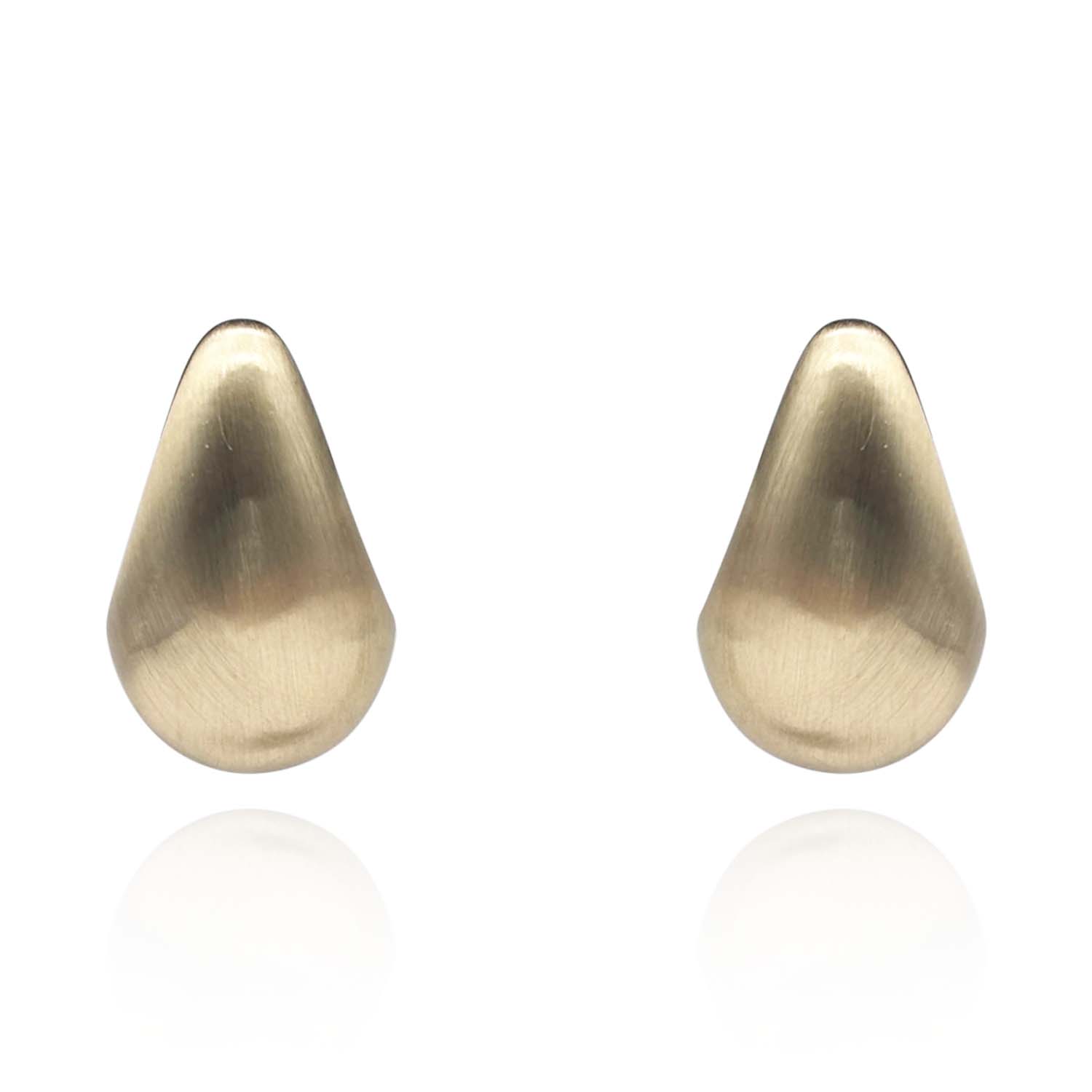 Michael Nash Jewelry Women's Matte Gold Resin Hoop Earrings